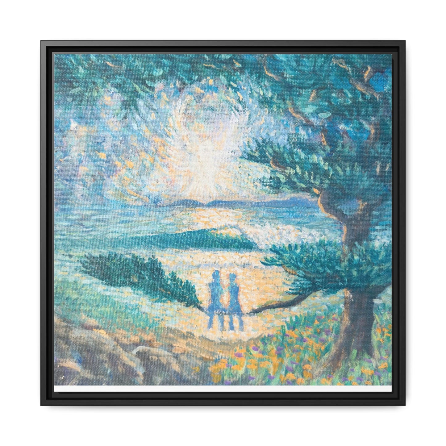 Matte Canvas, Framed (Multi-color)