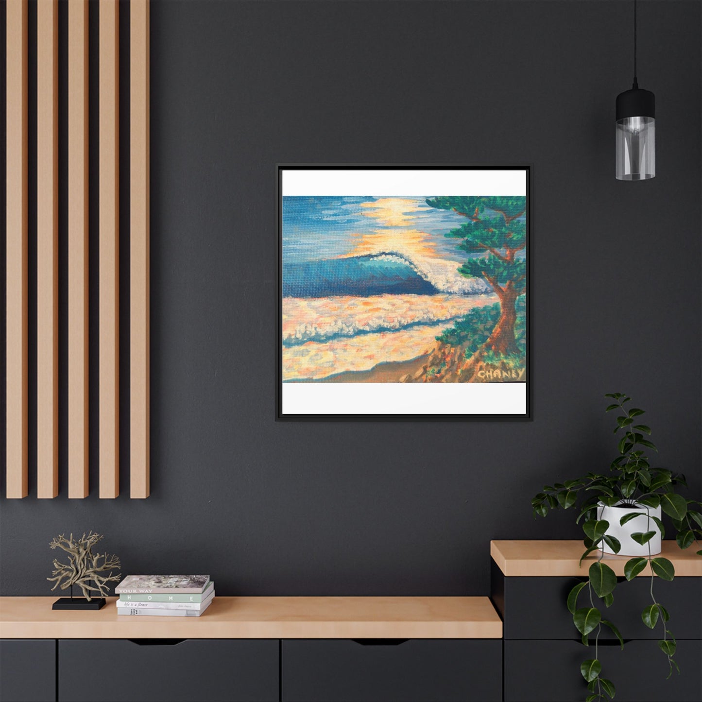Matte Canvas, Framed (Multi-color)