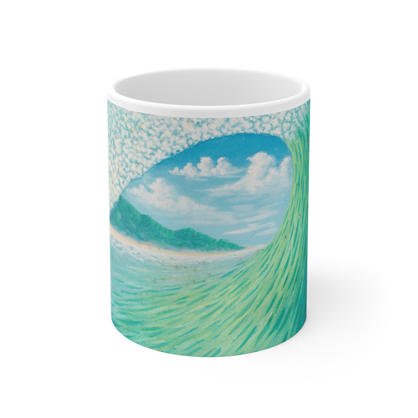 White Ceramic Mug, 11oz