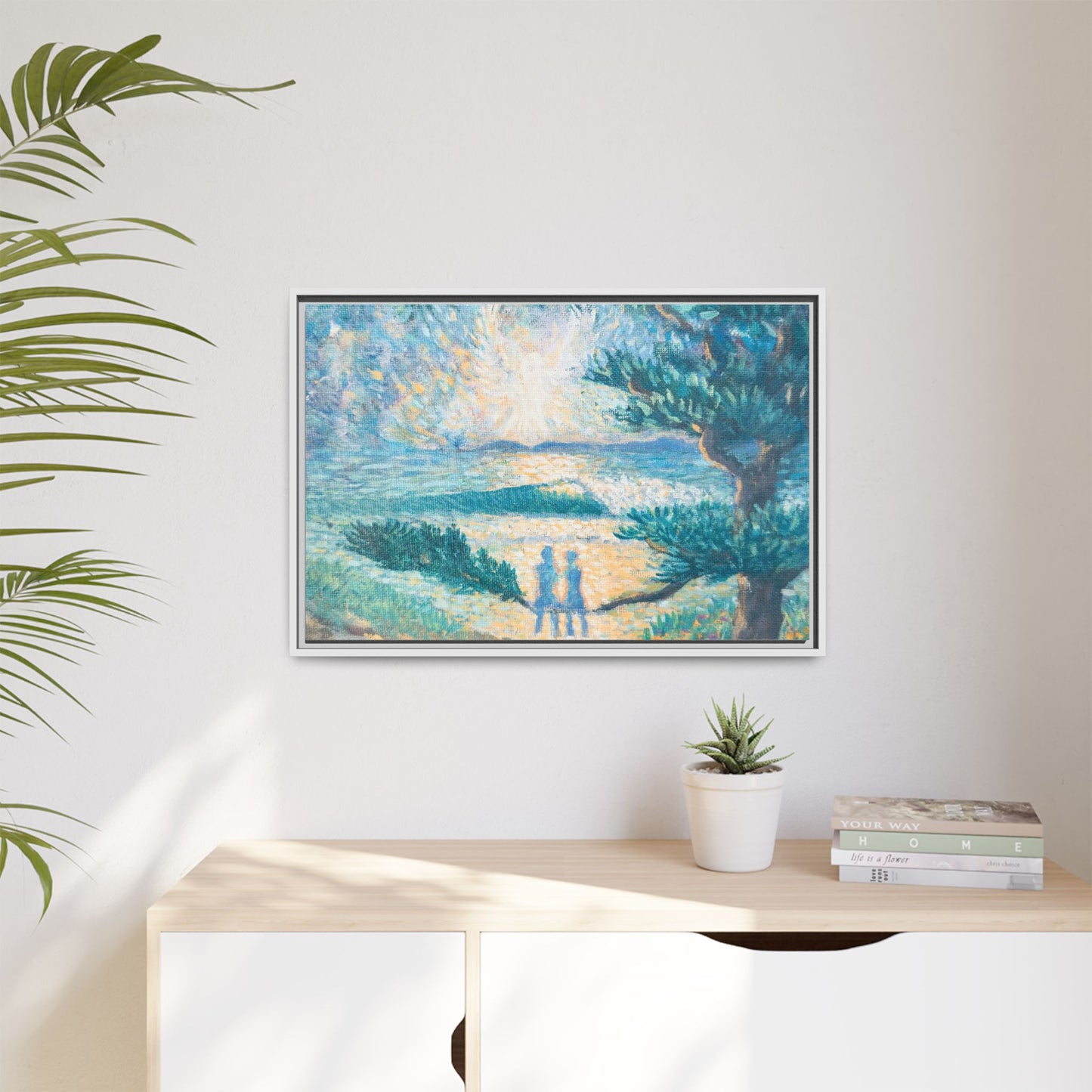 Matte Canvas, Framed (Multi-color)