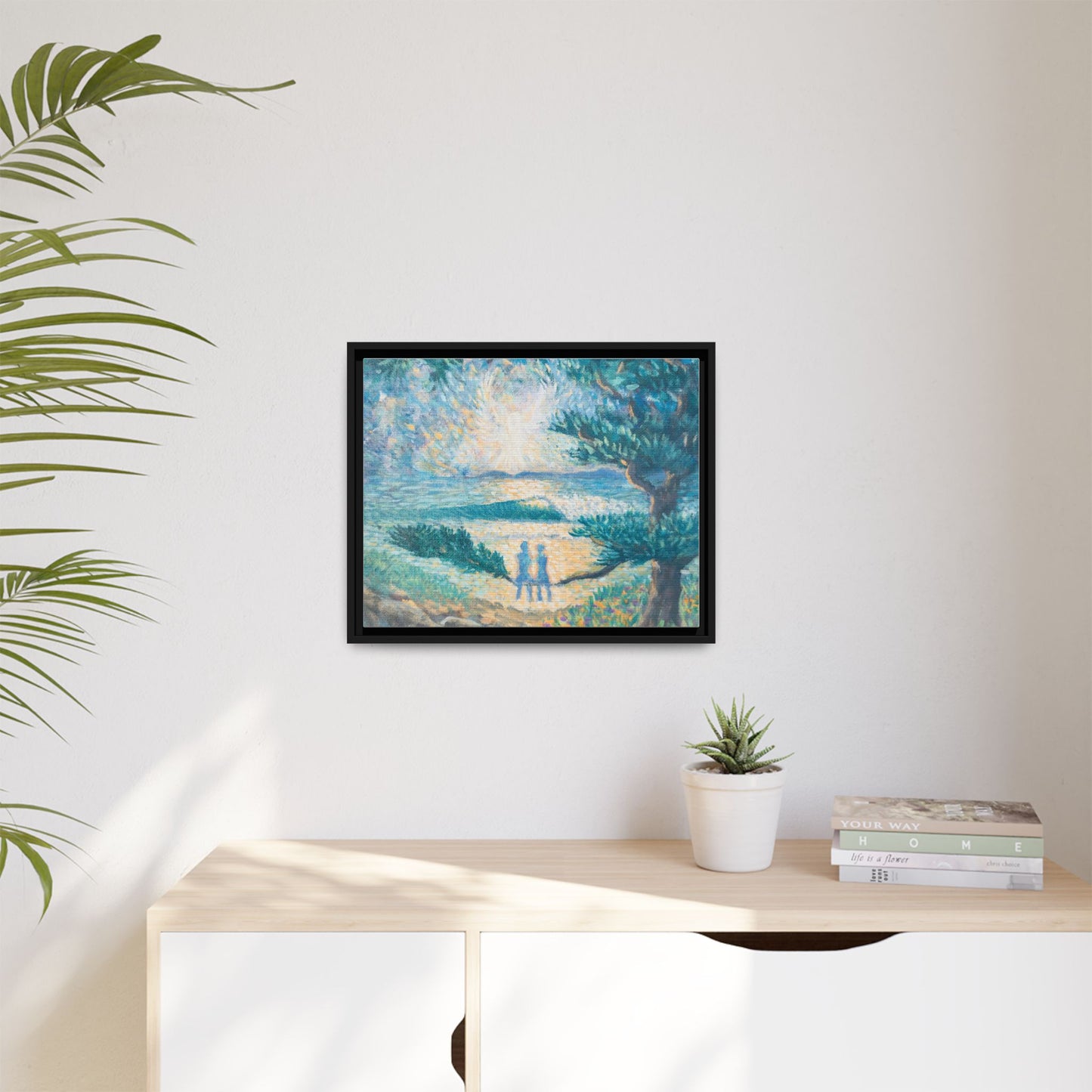 Matte Canvas, Framed (Multi-color)