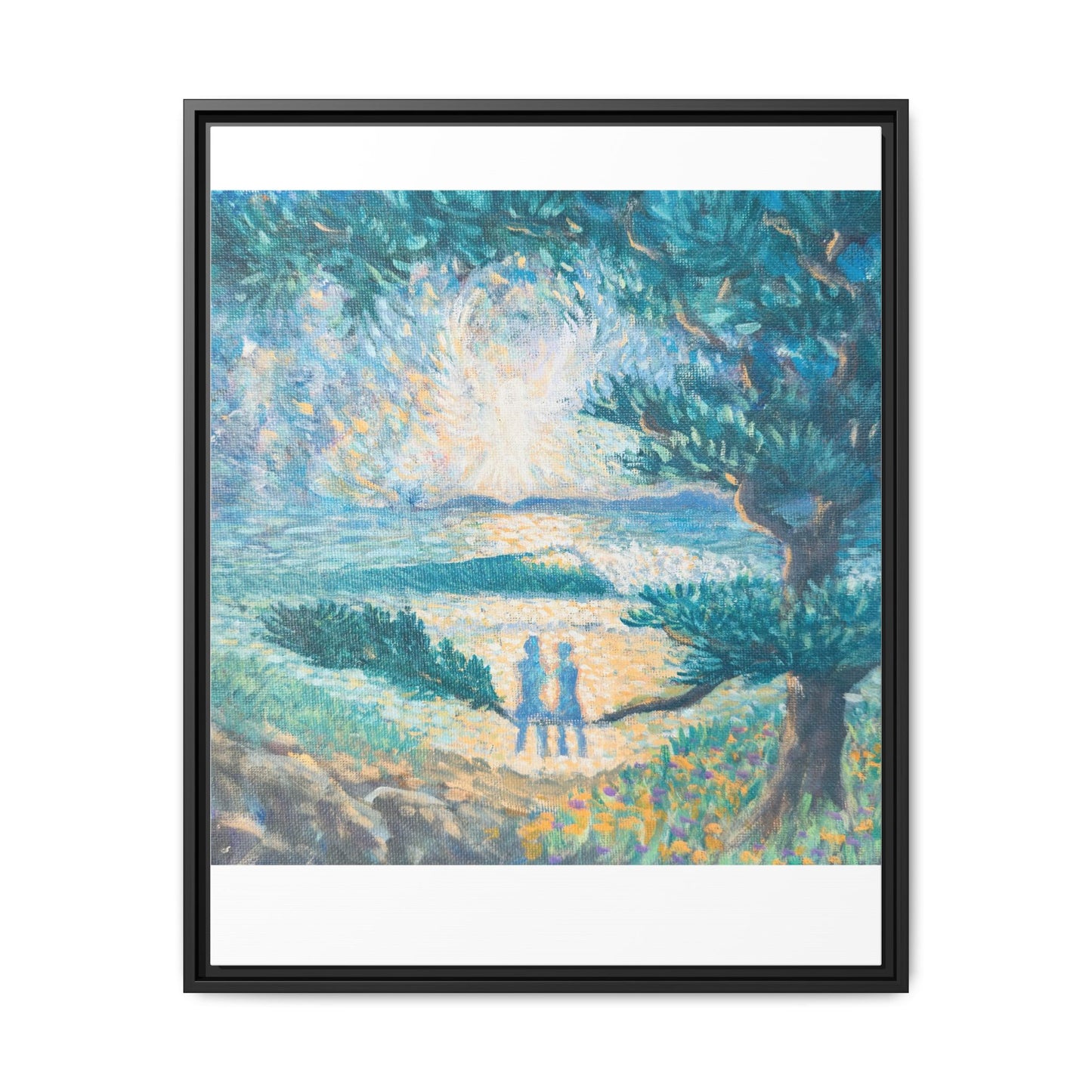 Matte Canvas, Framed (Multi-color)