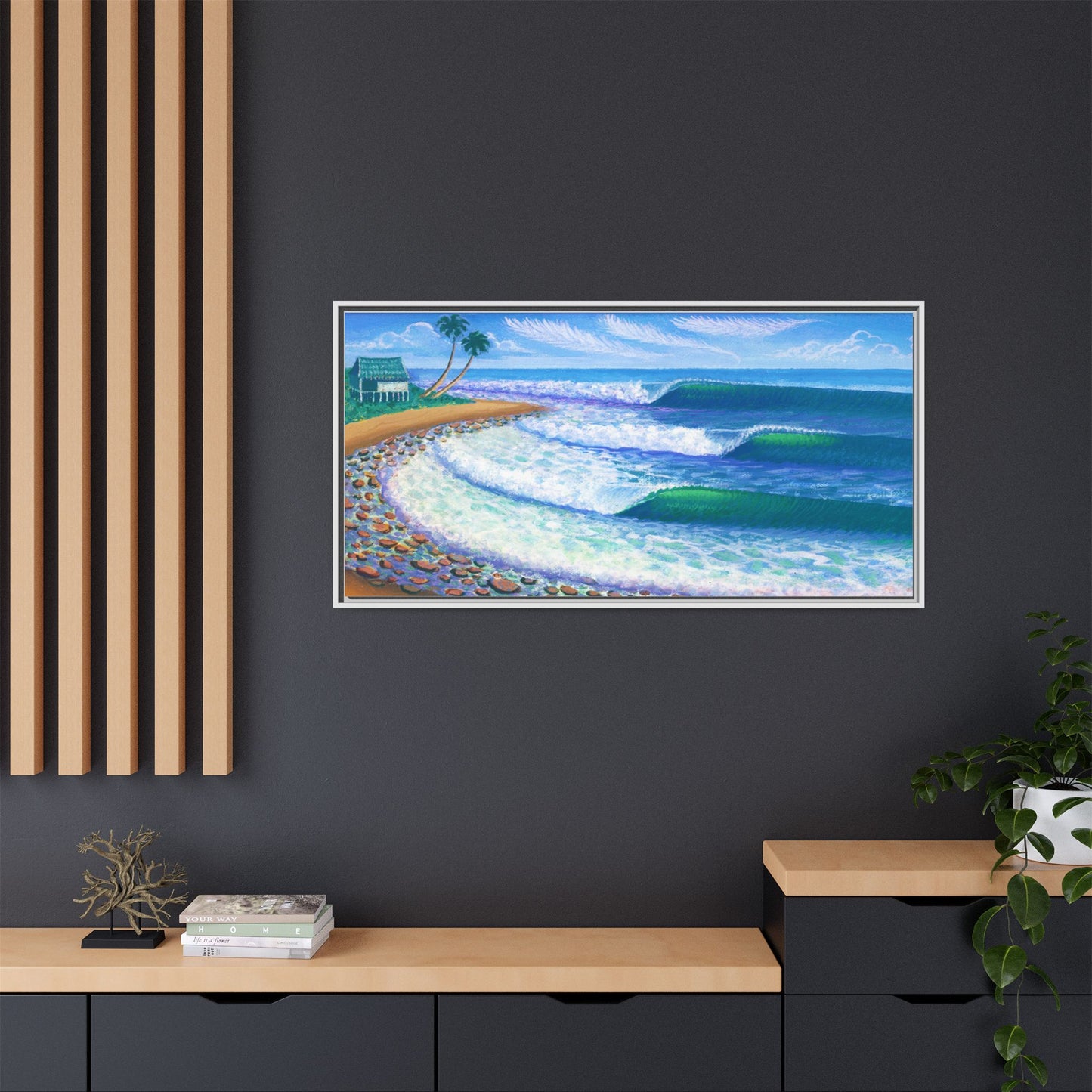 Matte Canvas, Framed (Multi-color)