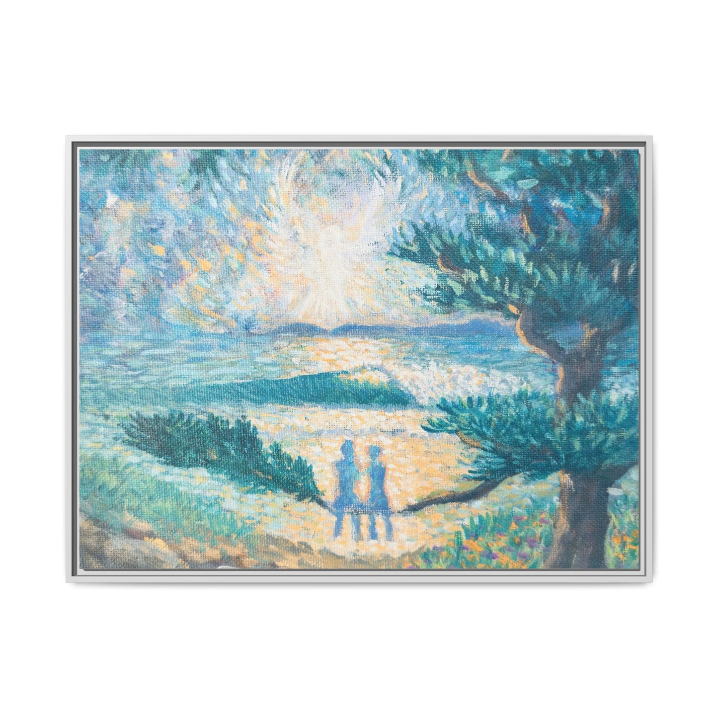 Matte Canvas, Framed (Multi-color)