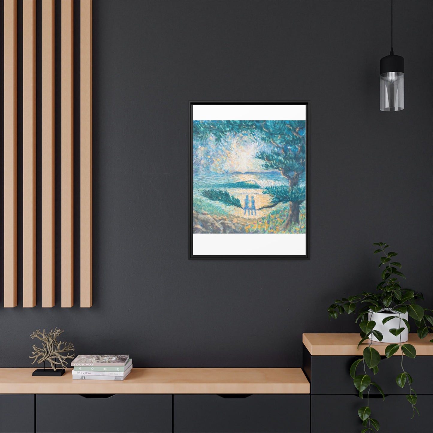Matte Canvas, Framed (Multi-color)
