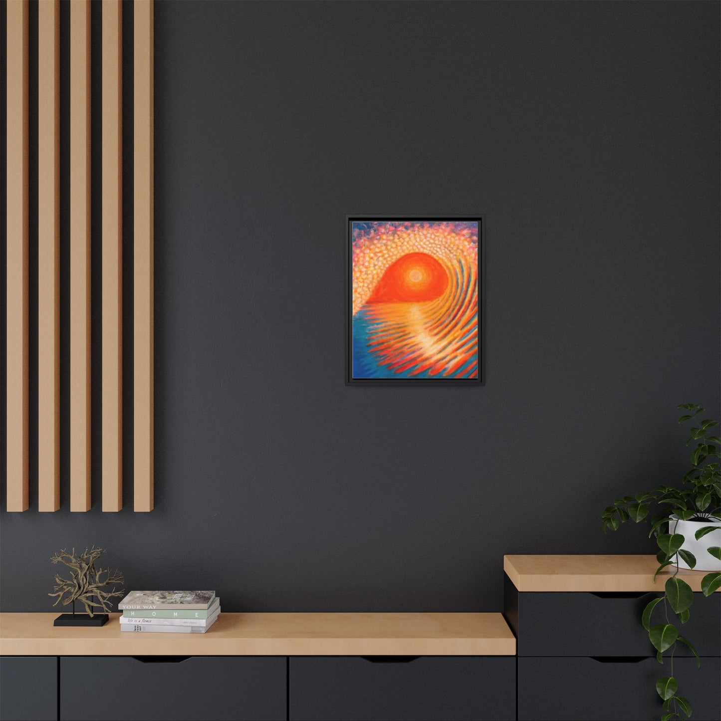 Matte Canvas, Framed (Multi-color)