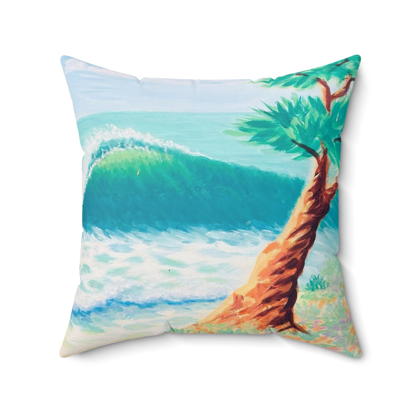Spun Polyester Square Pillow