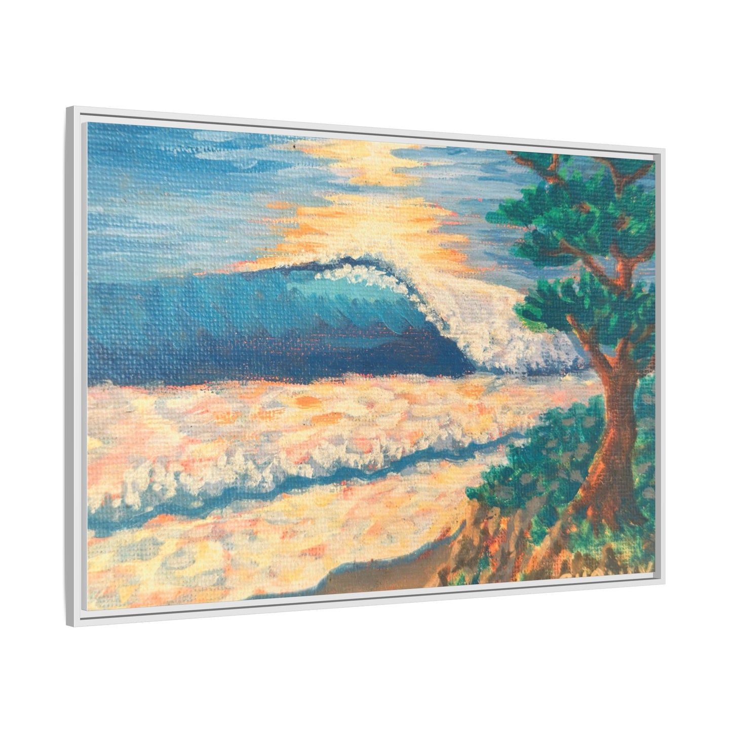 Matte Canvas, Framed (Multi-color)