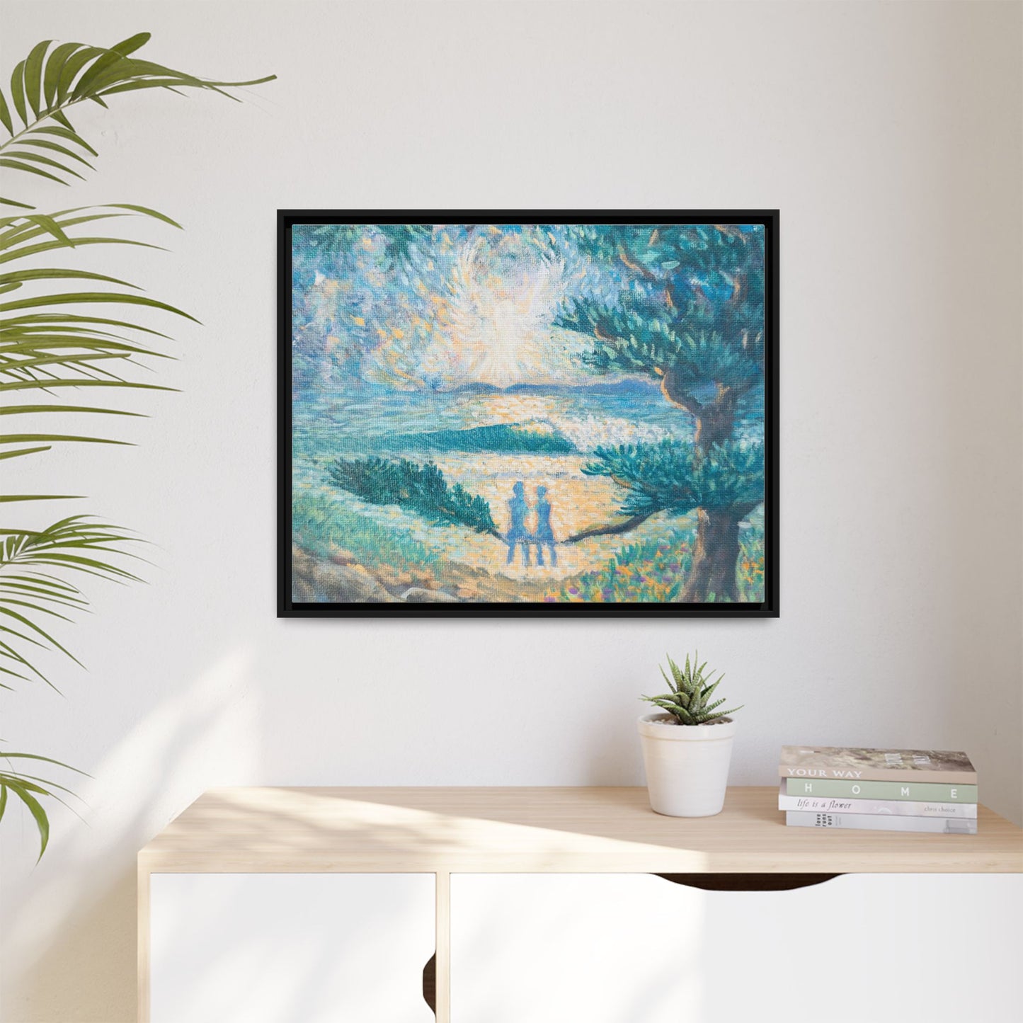 Matte Canvas, Framed (Multi-color)