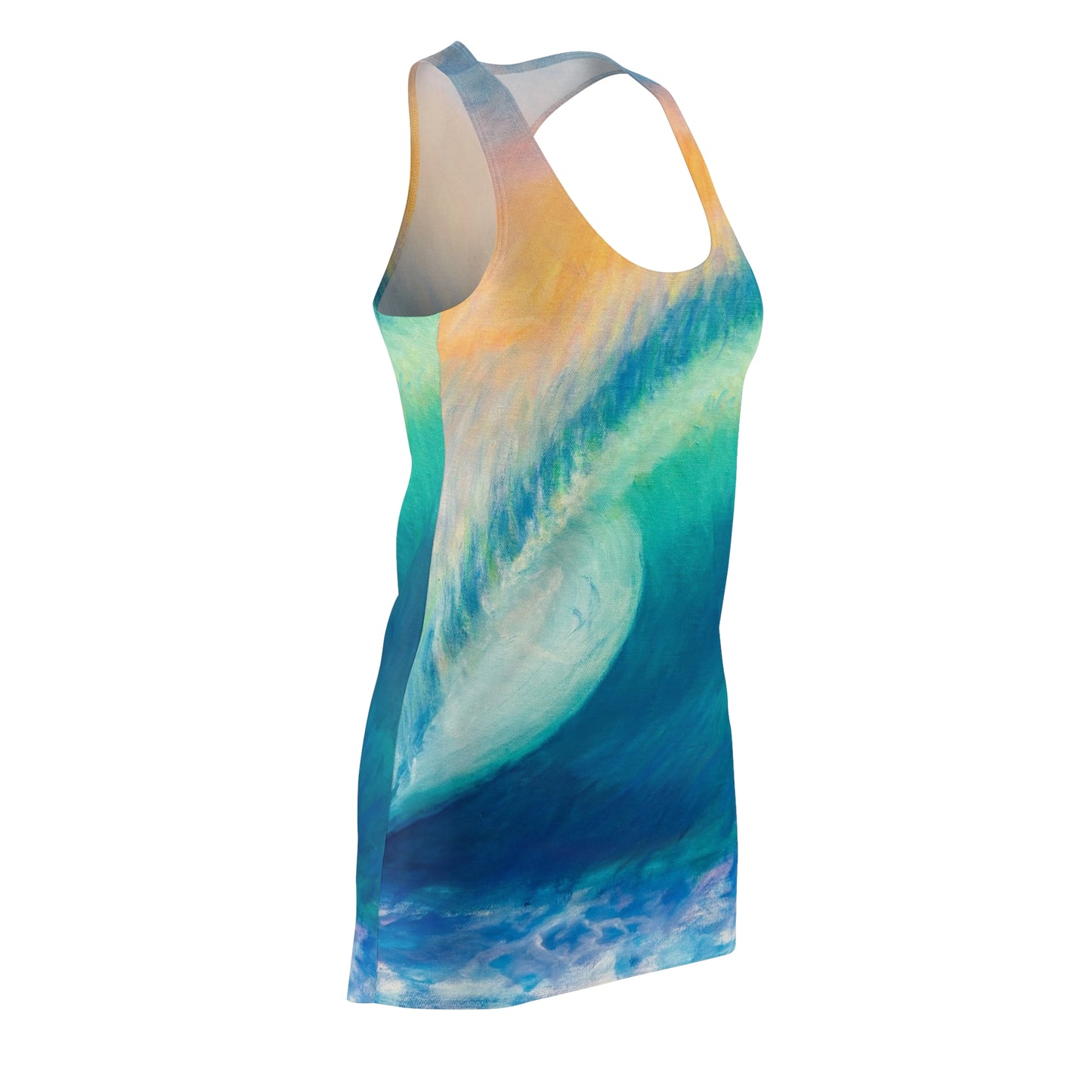 Women's Cut & Sew Racerback Dress (AOP)