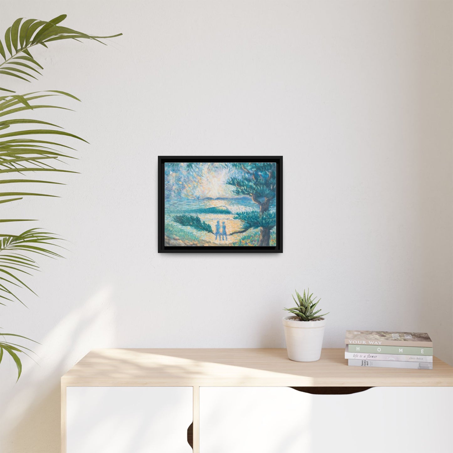 Matte Canvas, Framed (Multi-color)
