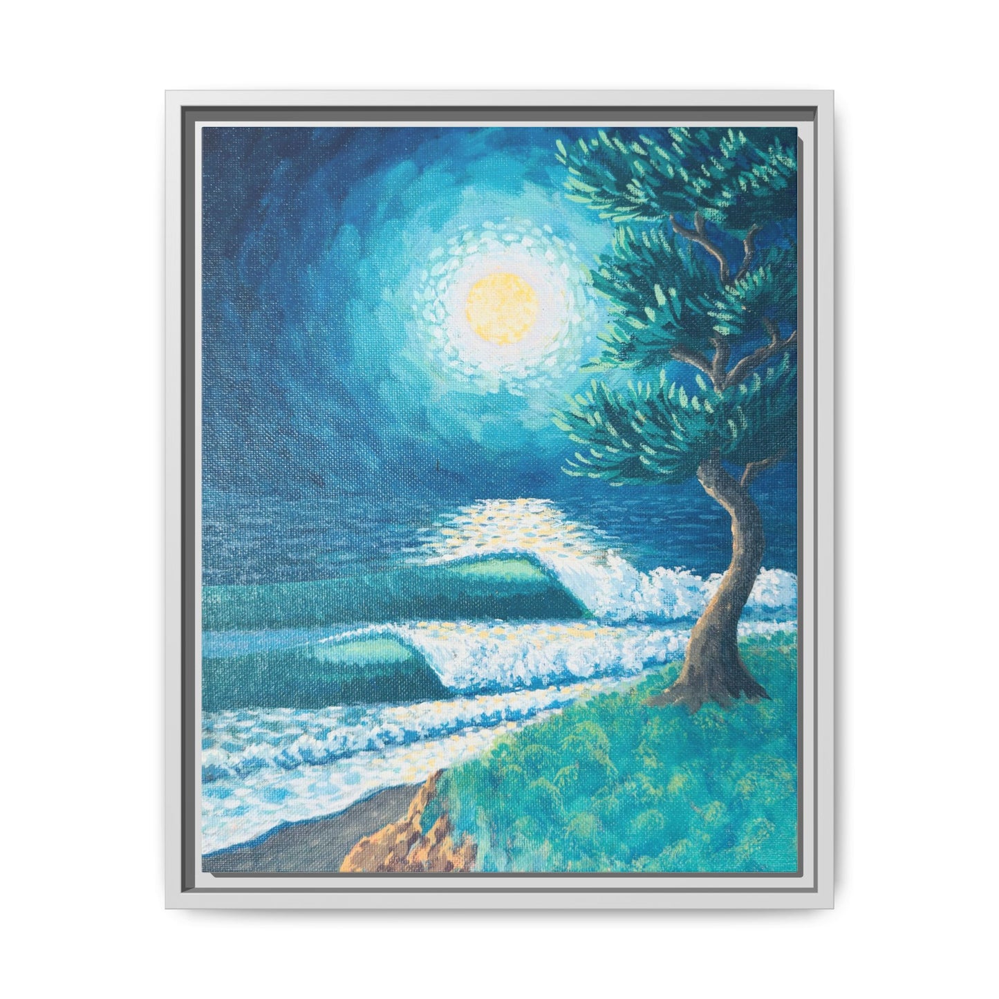 Matte Canvas, Framed (Multi-color)