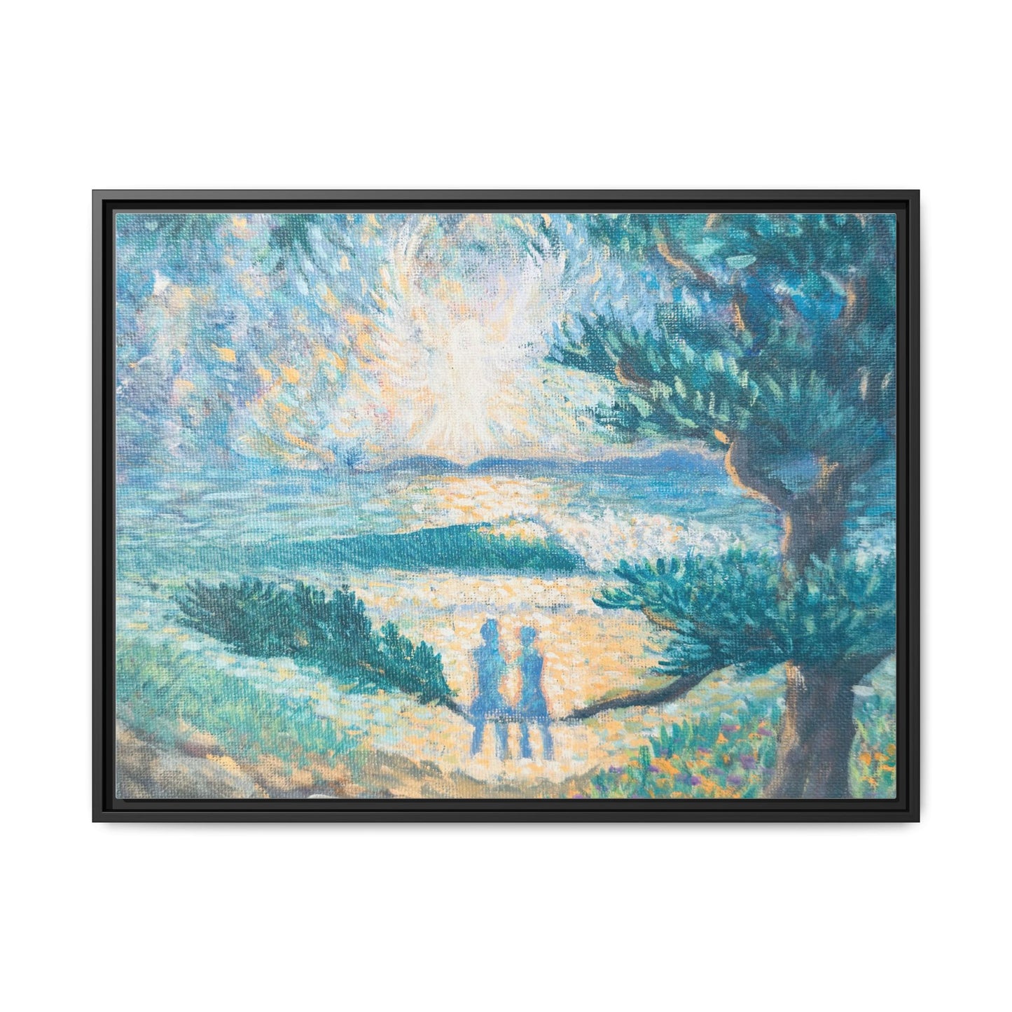 Matte Canvas, Framed (Multi-color)
