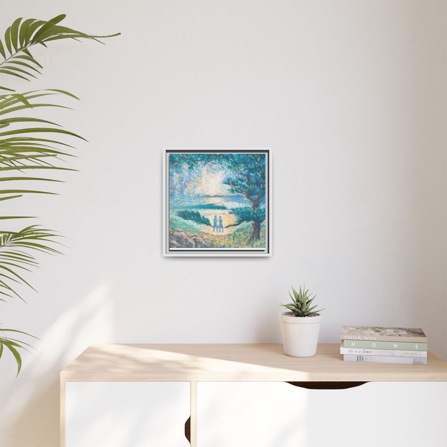 Matte Canvas, Framed (Multi-color)