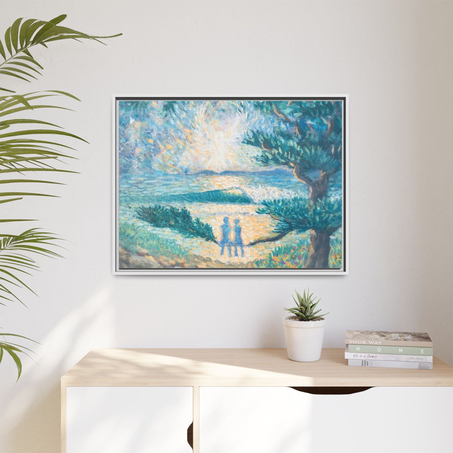 Matte Canvas, Framed (Multi-color)