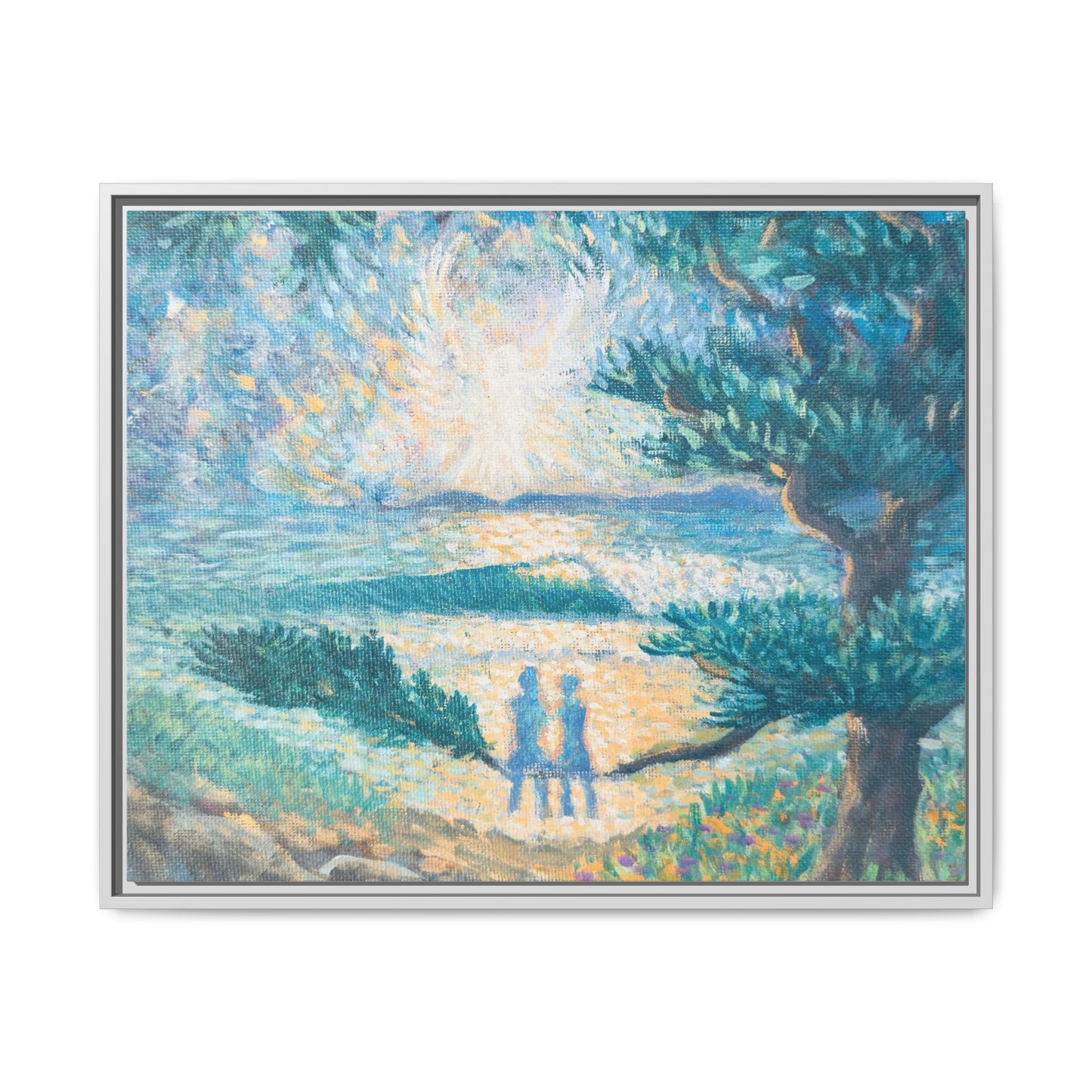 Matte Canvas, Framed (Multi-color)