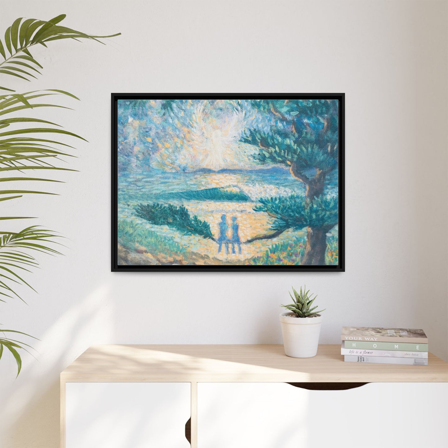 Matte Canvas, Framed (Multi-color)
