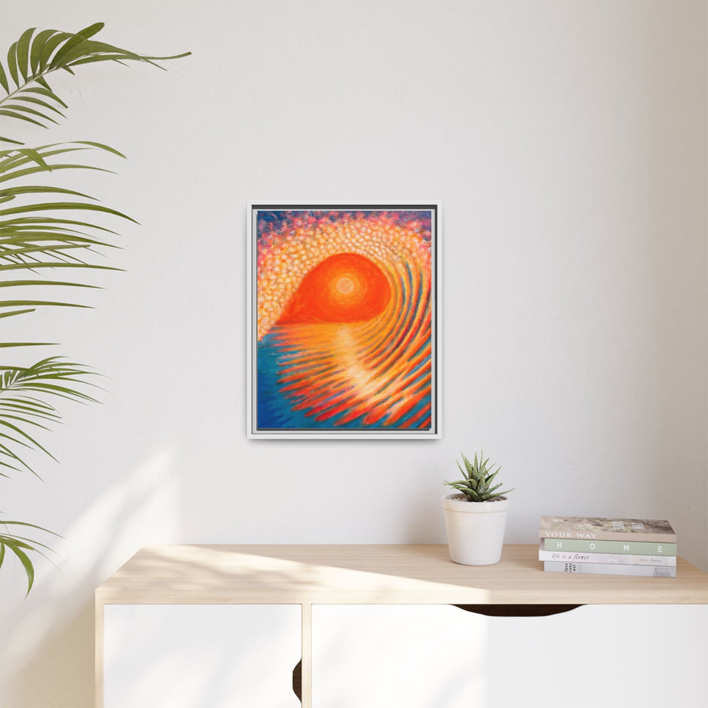Matte Canvas, Framed (Multi-color)