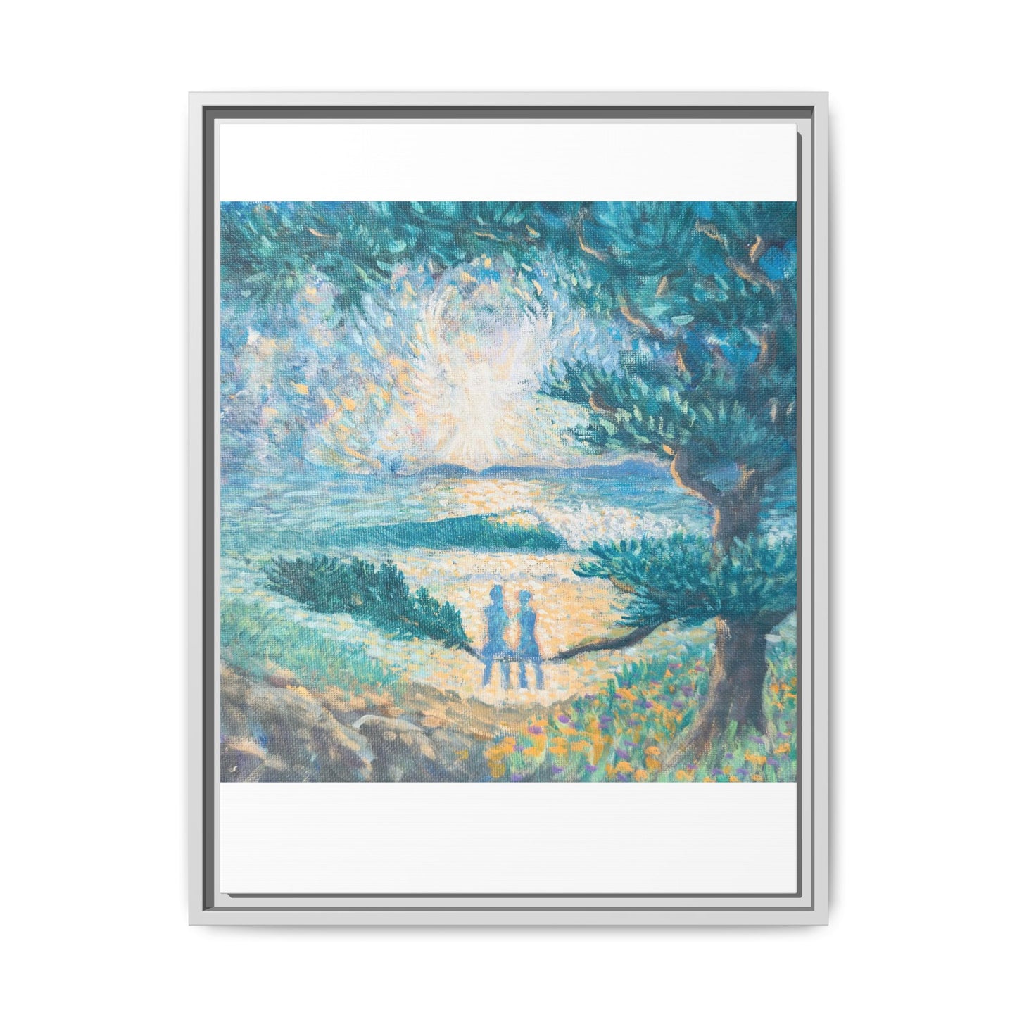 Matte Canvas, Framed (Multi-color)