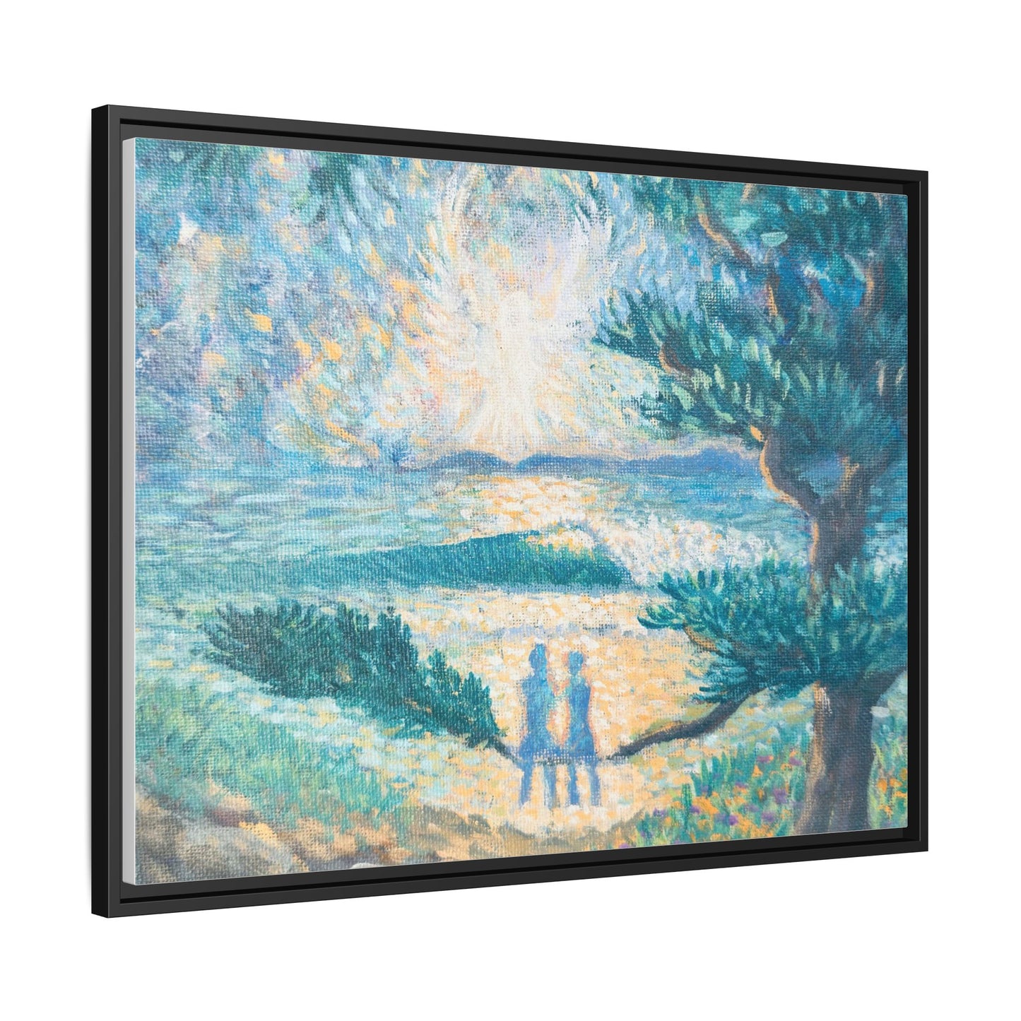 Matte Canvas, Framed (Multi-color)