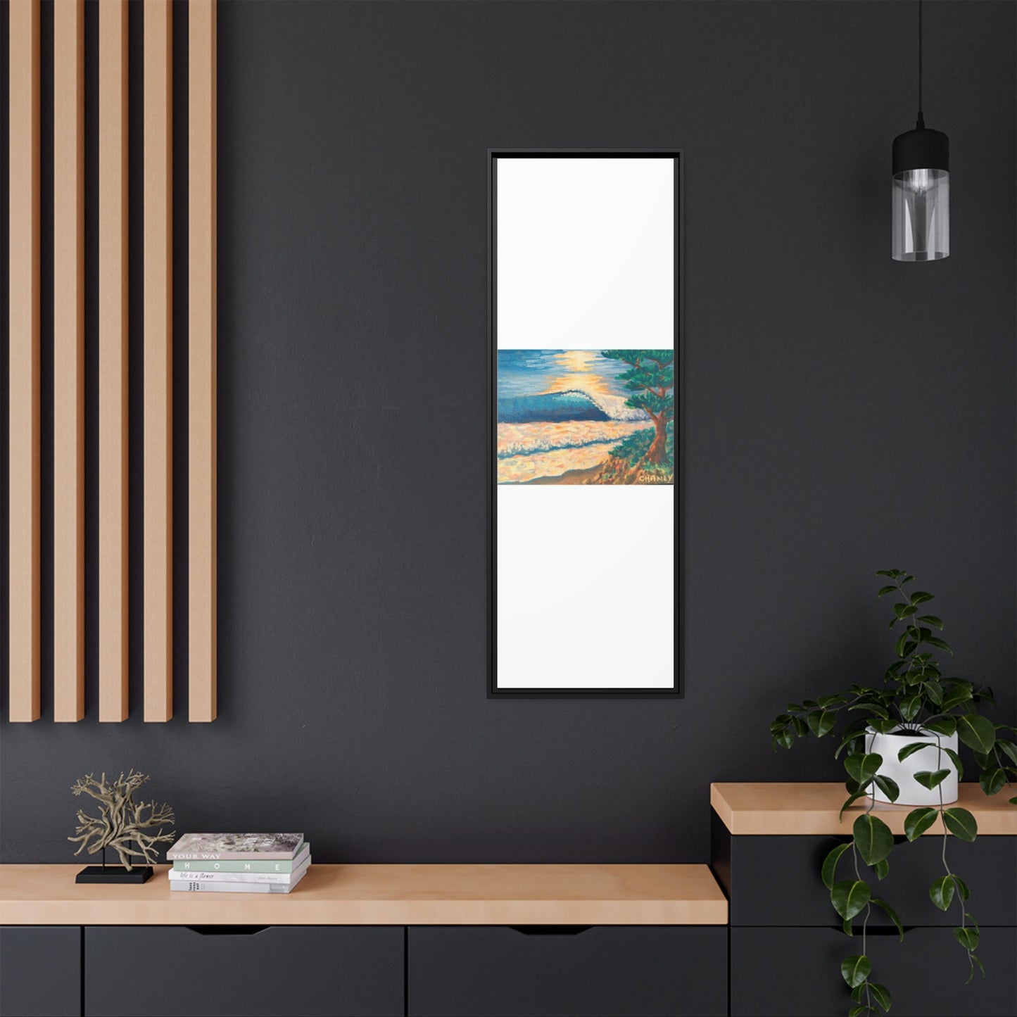 Matte Canvas, Framed (Multi-color)