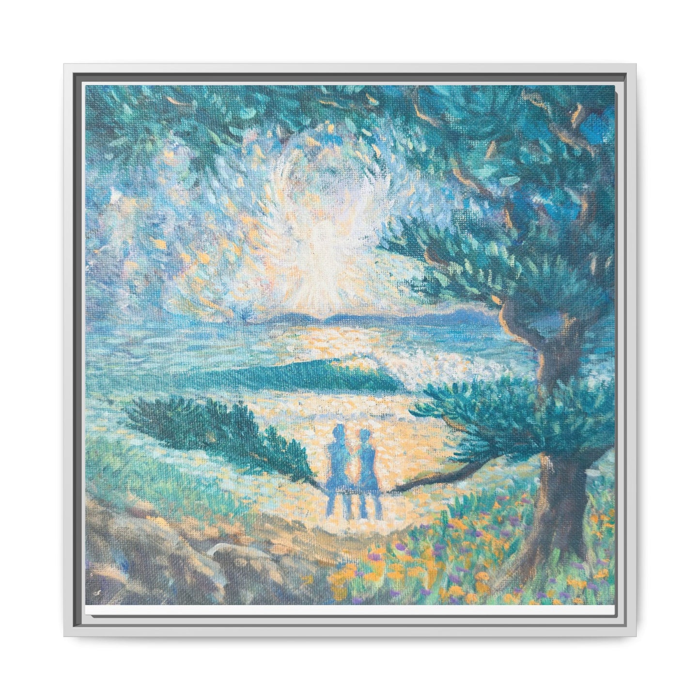 Matte Canvas, Framed (Multi-color)