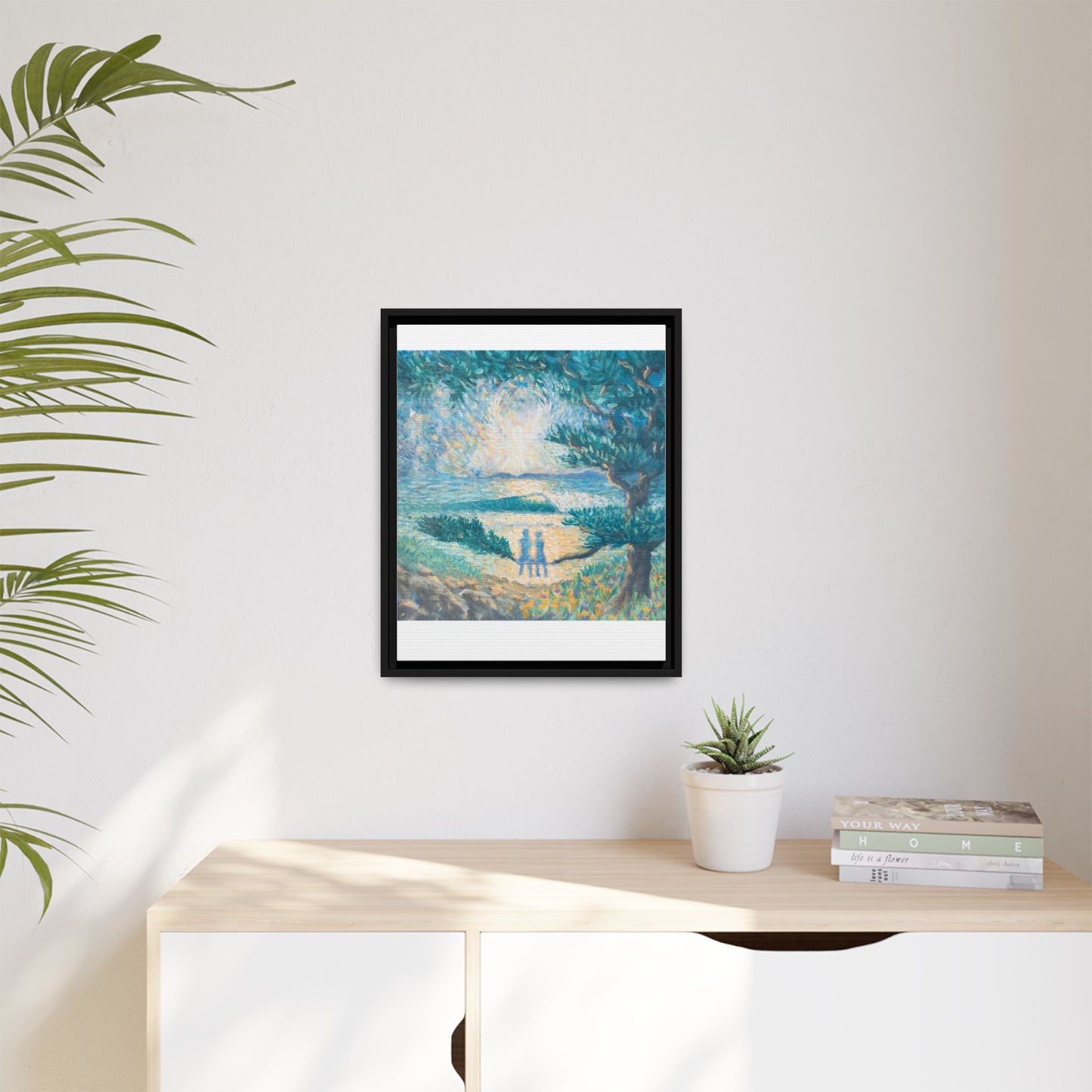 Matte Canvas, Framed (Multi-color)