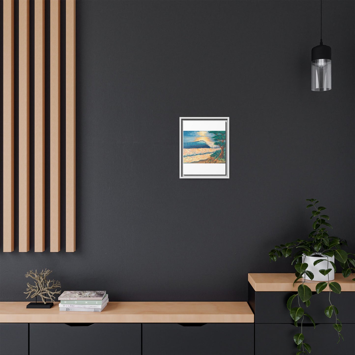 Matte Canvas, Framed (Multi-color)