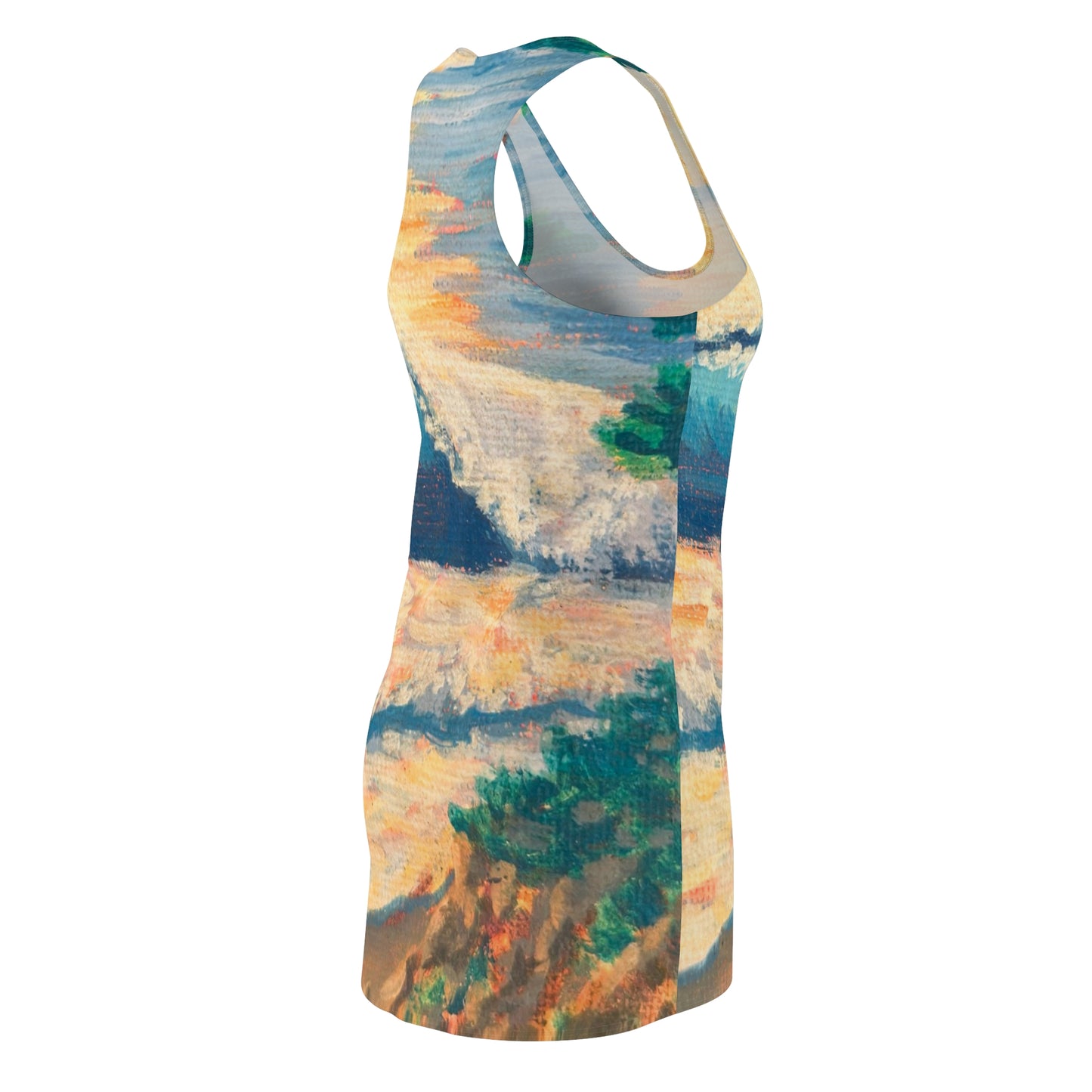 Women's Cut & Sew Racerback Dress (AOP)