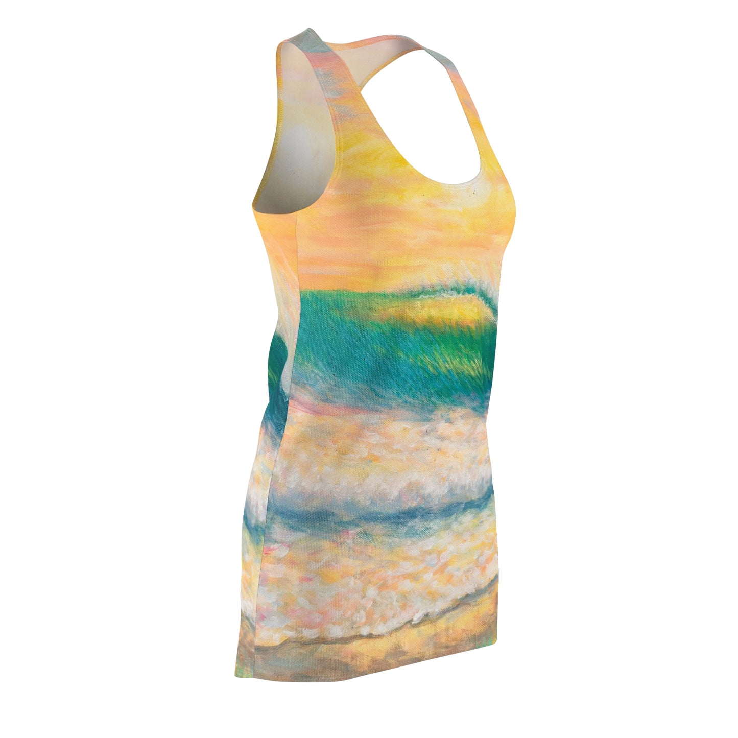 Women's Cut & Sew Racerback Dress (AOP)