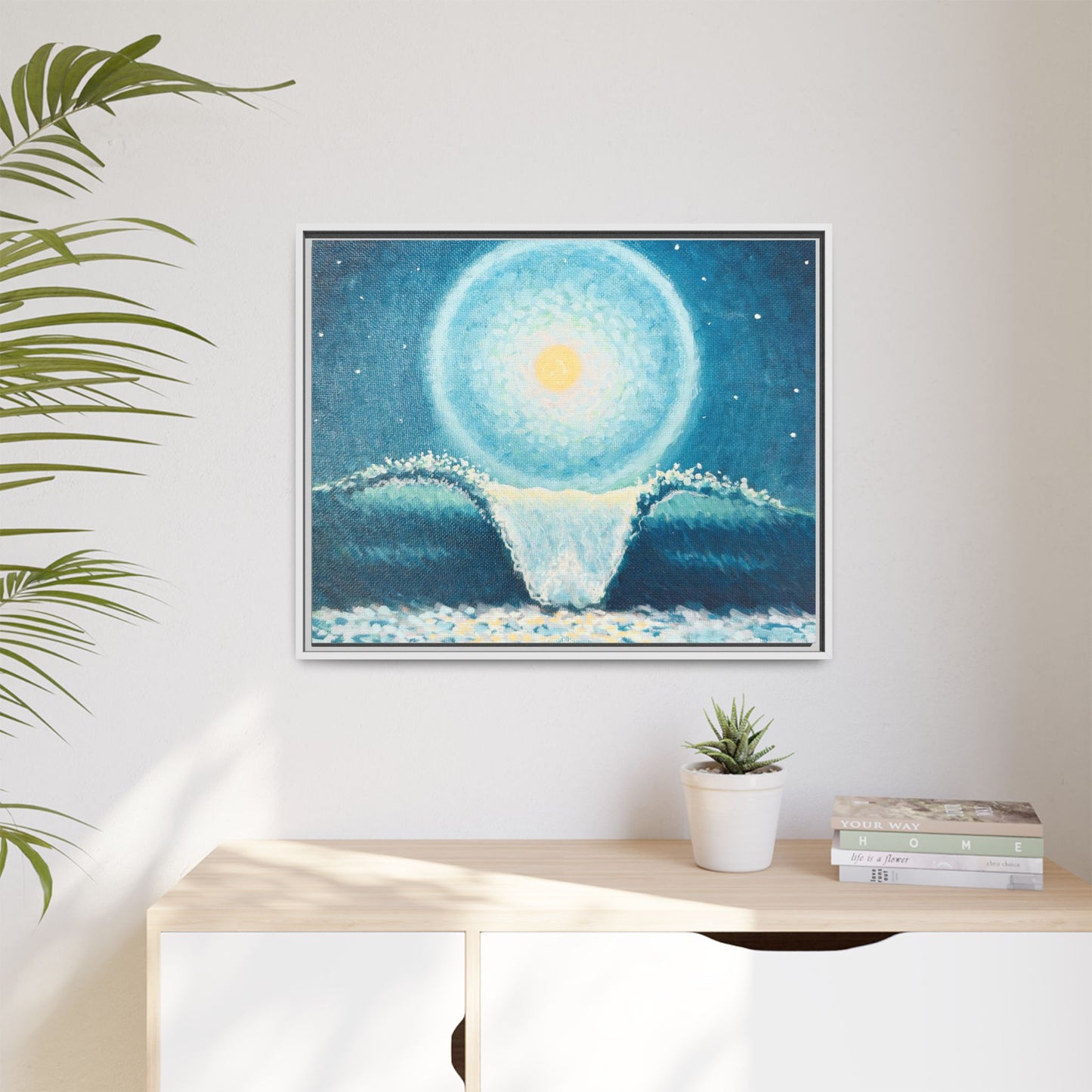 Matte Canvas, Framed (Multi-color)