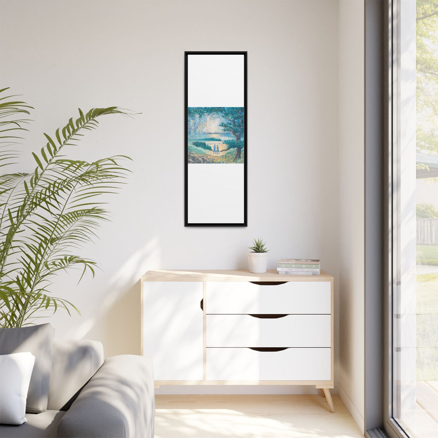 Matte Canvas, Framed (Multi-color)