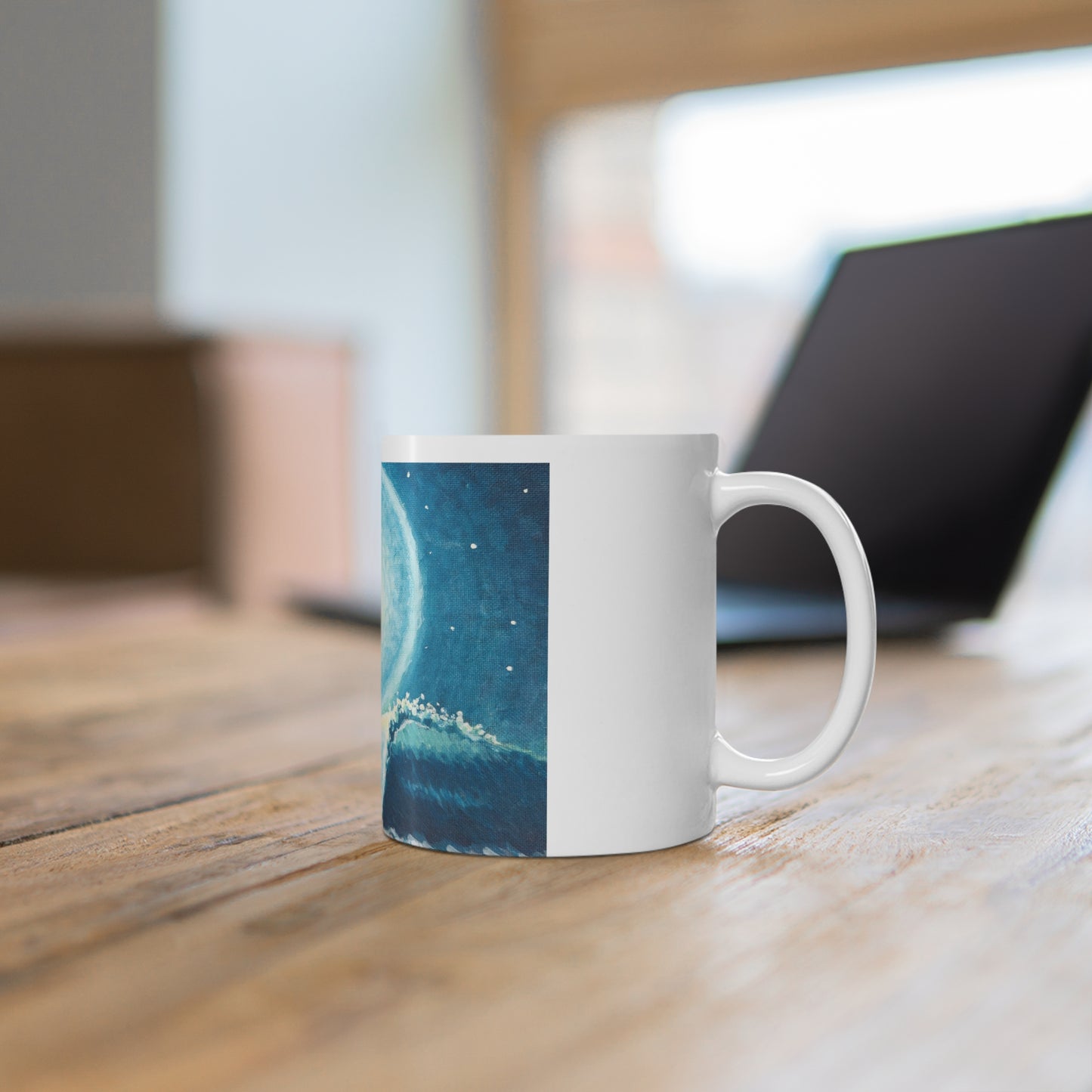 White Ceramic Mug, 11oz