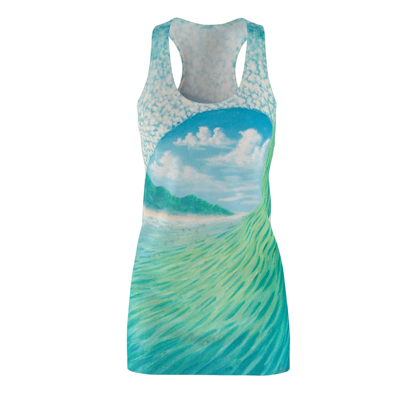 Women's Cut & Sew Racerback Dress (AOP)