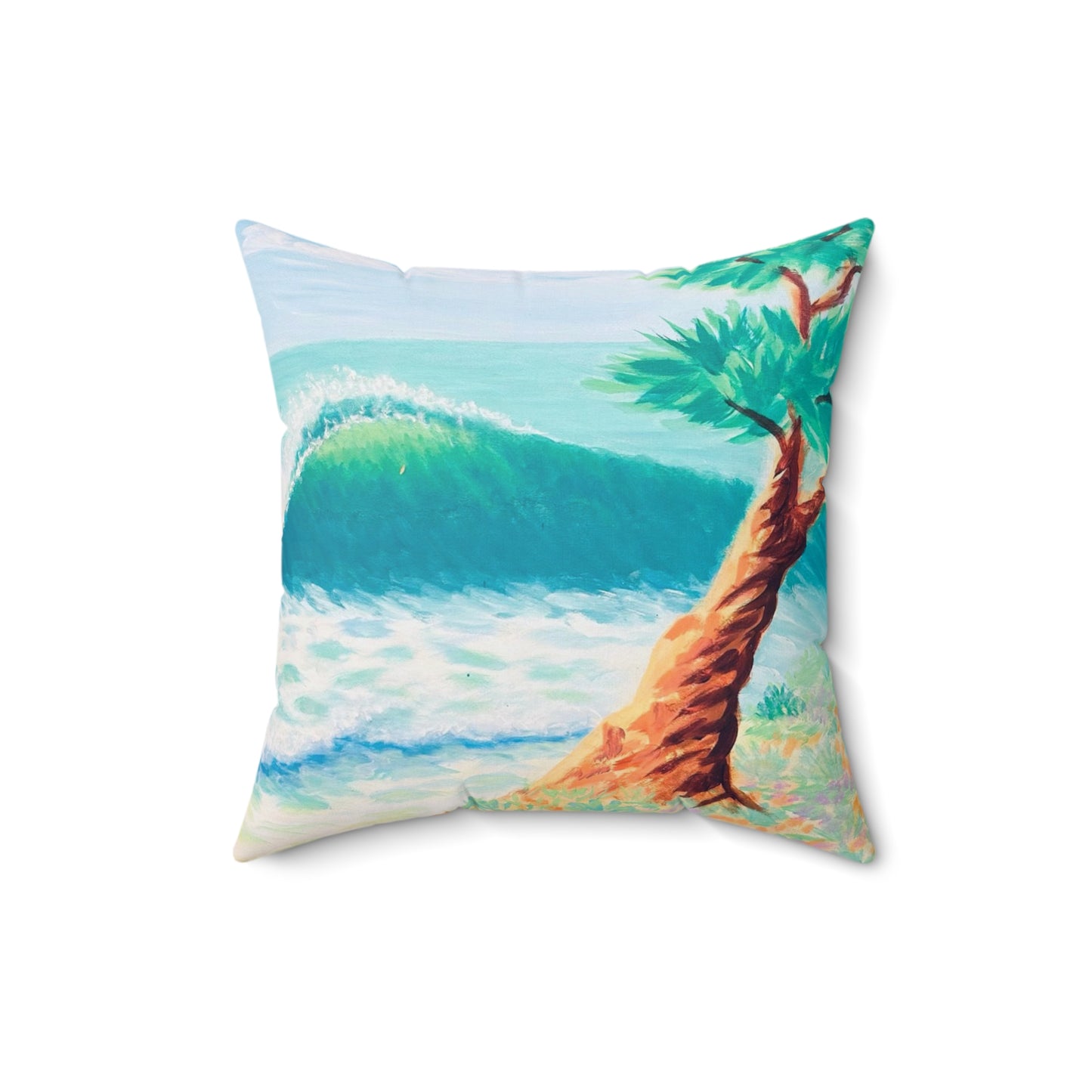 Spun Polyester Square Pillow