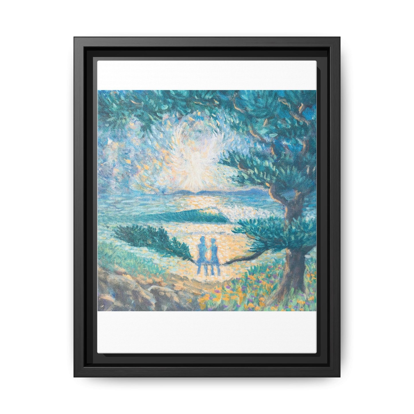Matte Canvas, Framed (Multi-color)