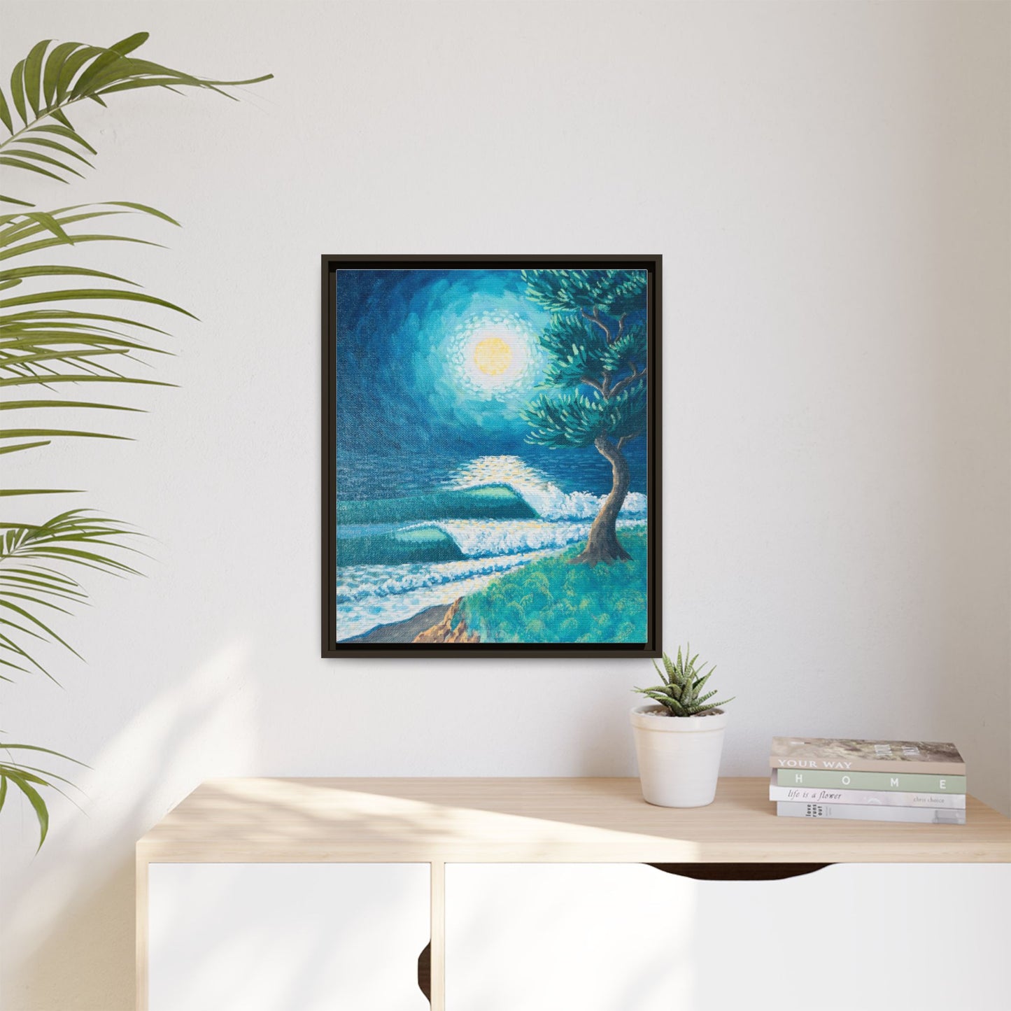 Matte Canvas, Framed (Multi-color)