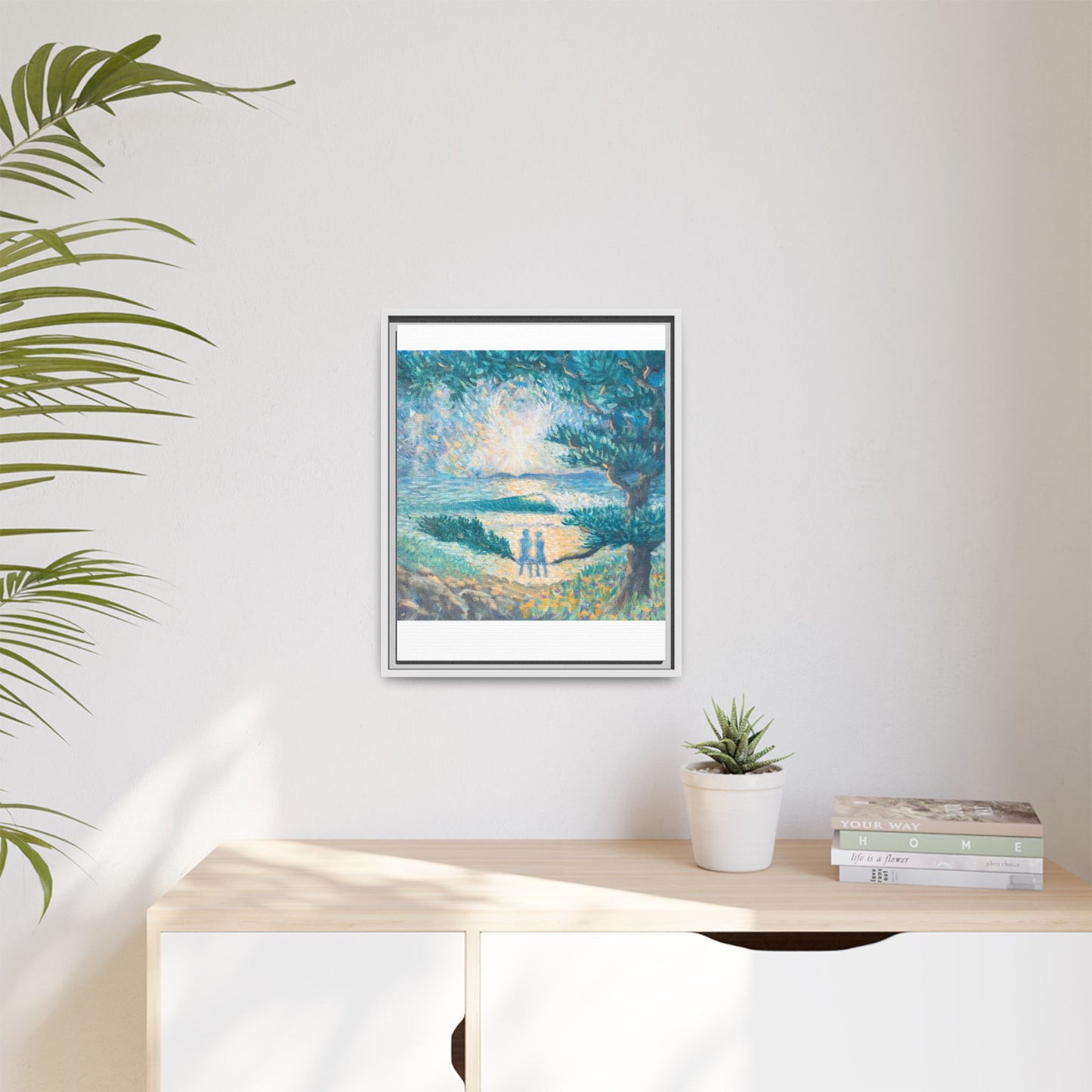Matte Canvas, Framed (Multi-color)