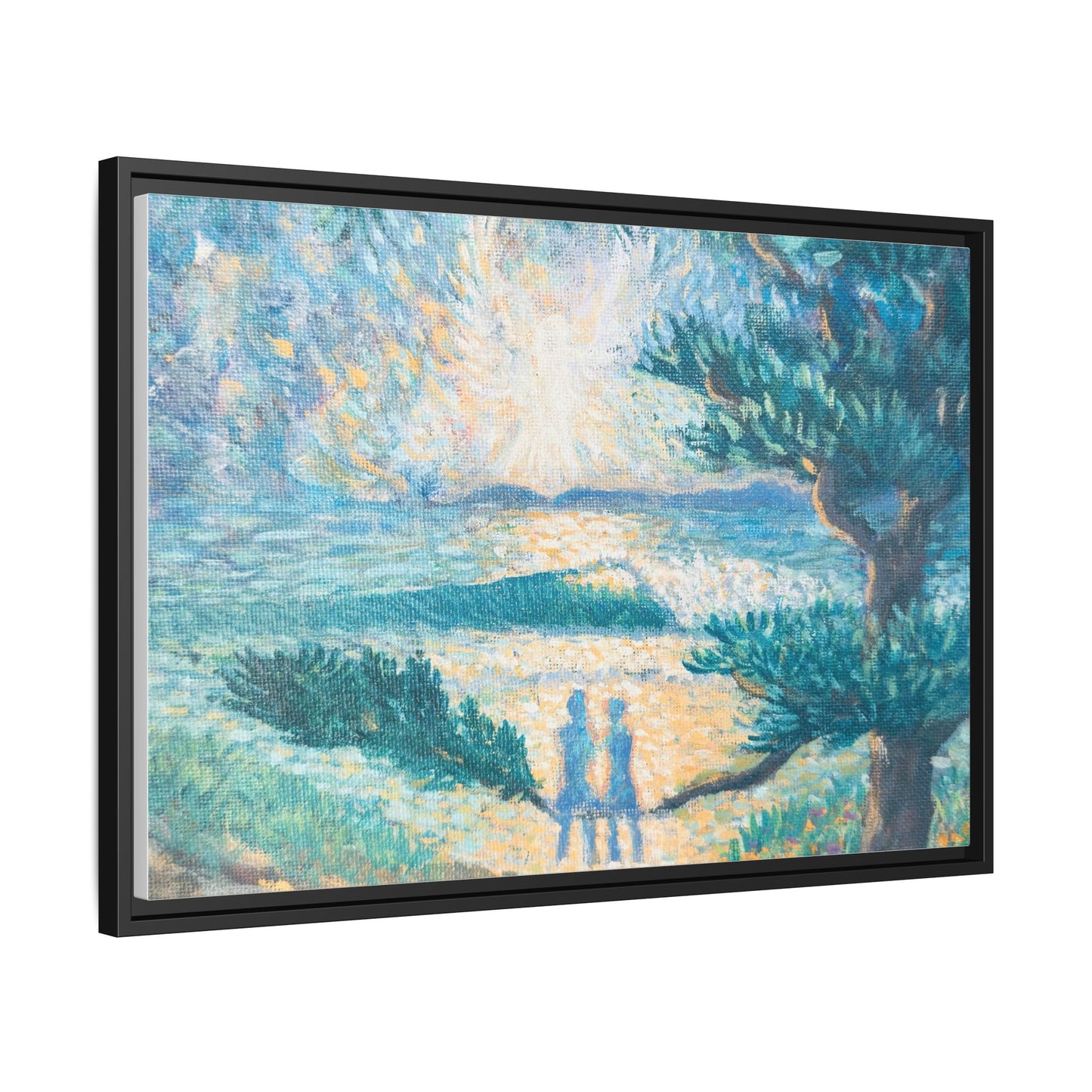 Matte Canvas, Framed (Multi-color)