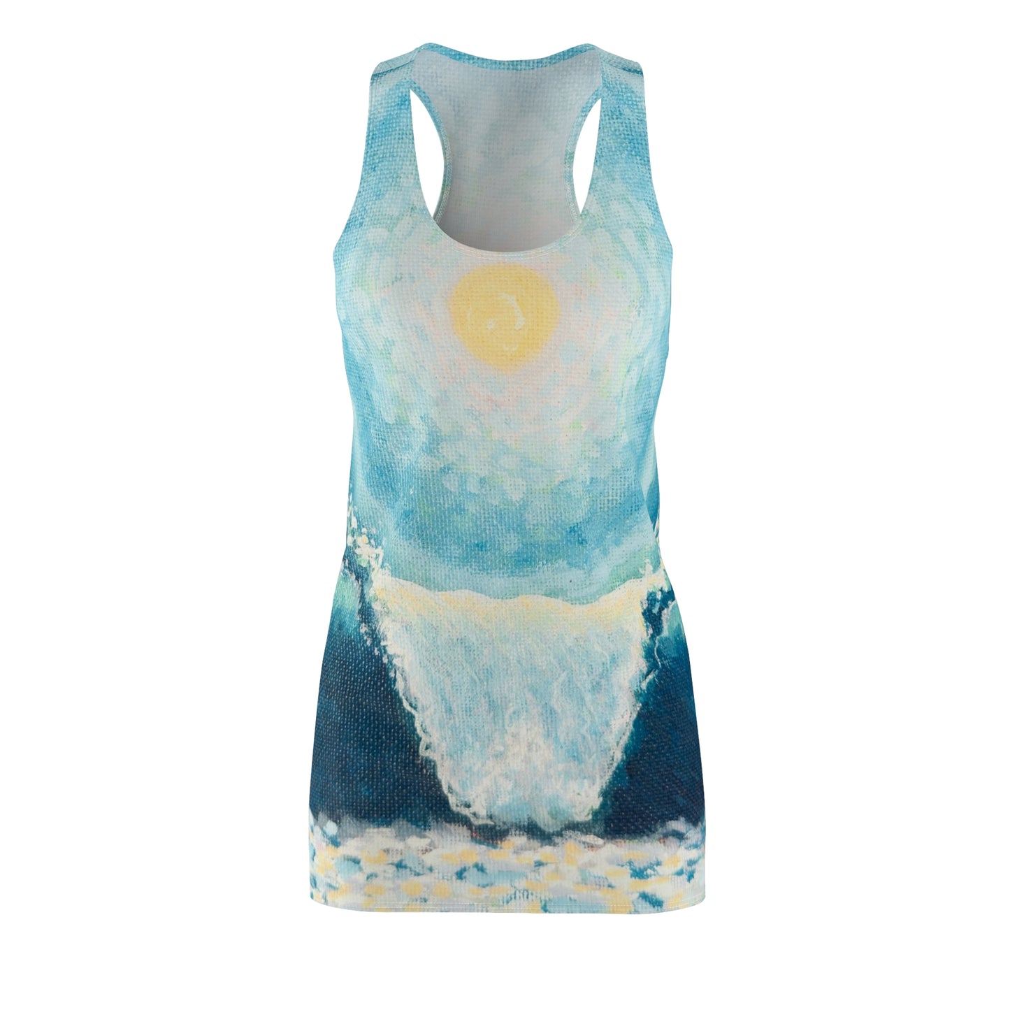 Women's Cut & Sew Racerback Dress (AOP)