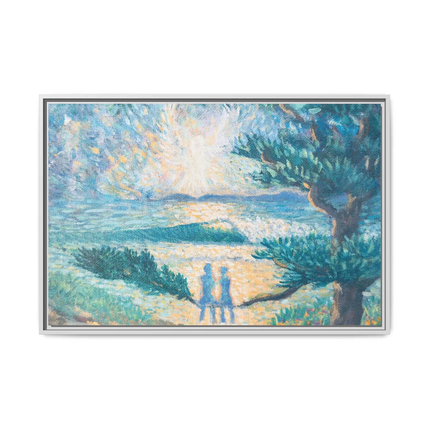 Matte Canvas, Framed (Multi-color)