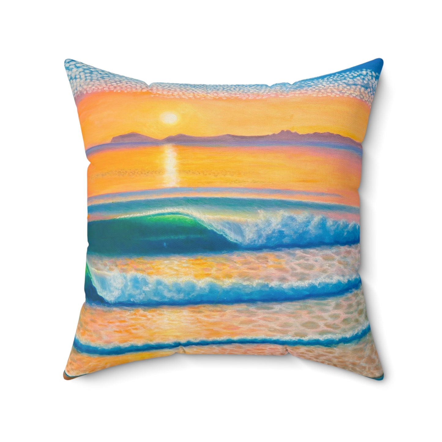 Spun Polyester Square Pillow