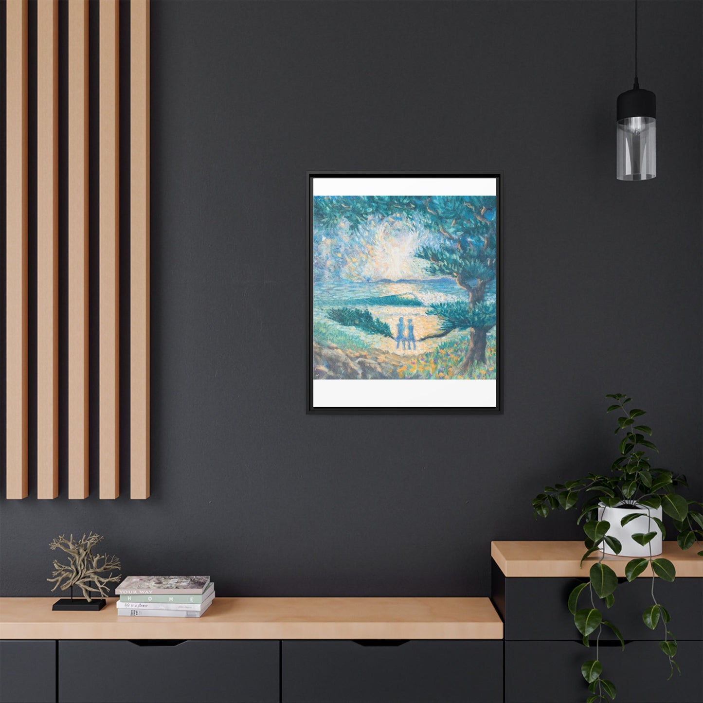Matte Canvas, Framed (Multi-color)