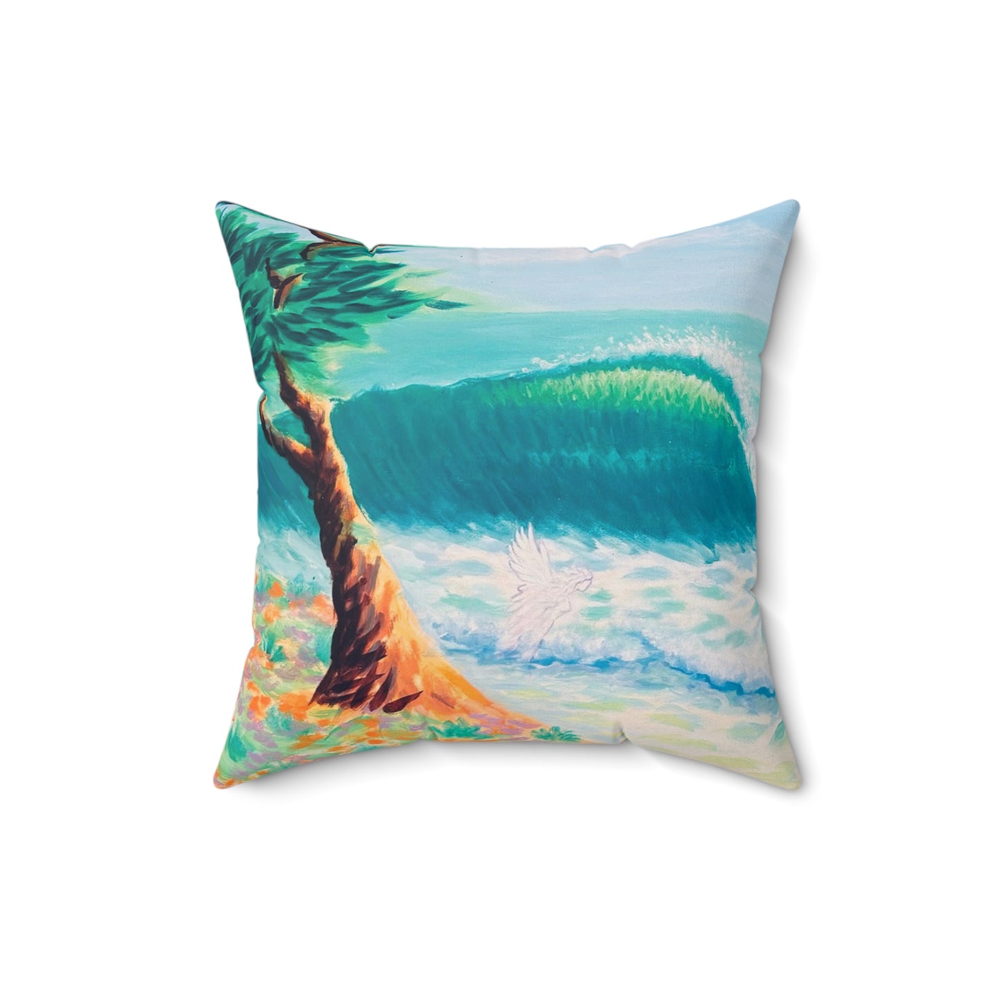 Spun Polyester Square Pillow