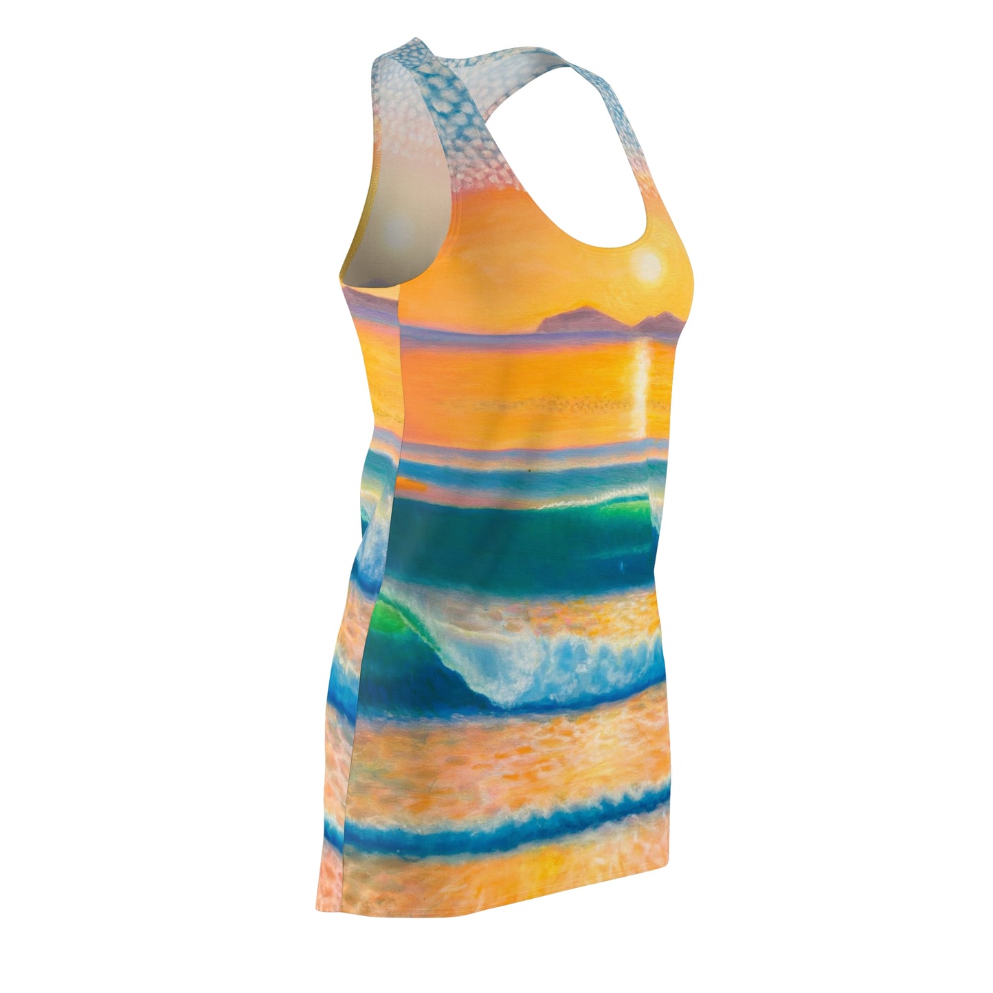 Women's Cut & Sew Racerback Dress (AOP)