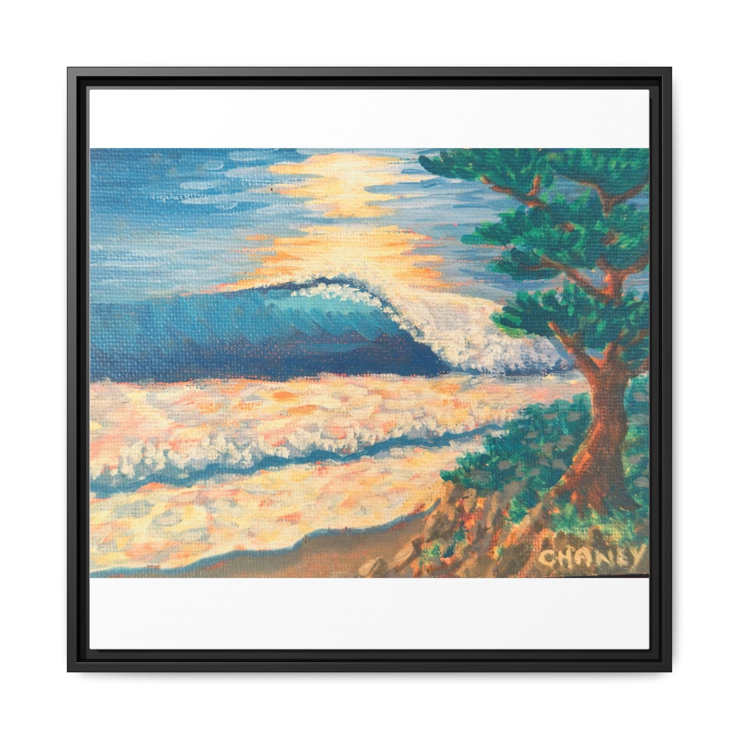 Matte Canvas, Framed (Multi-color)