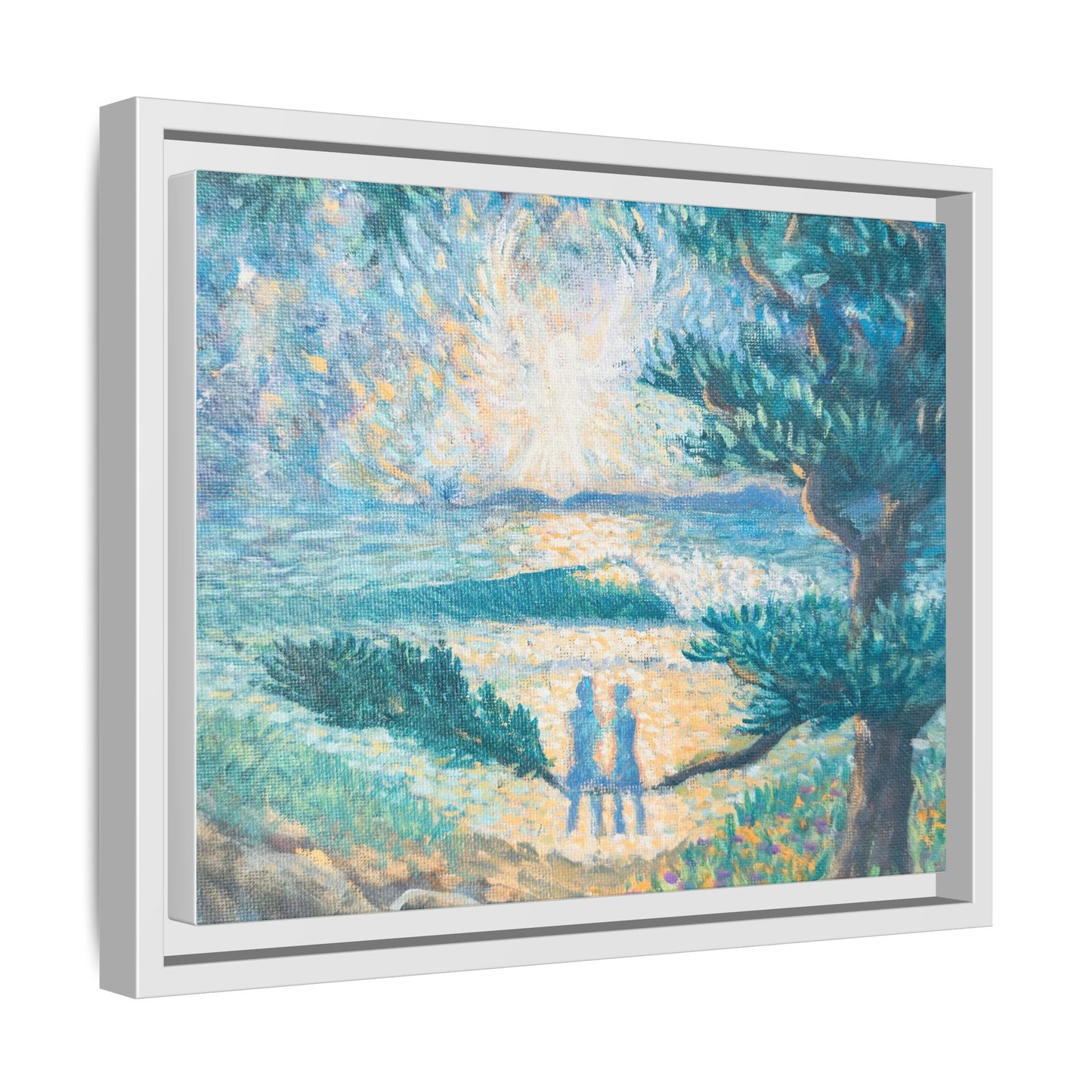 Matte Canvas, Framed (Multi-color)