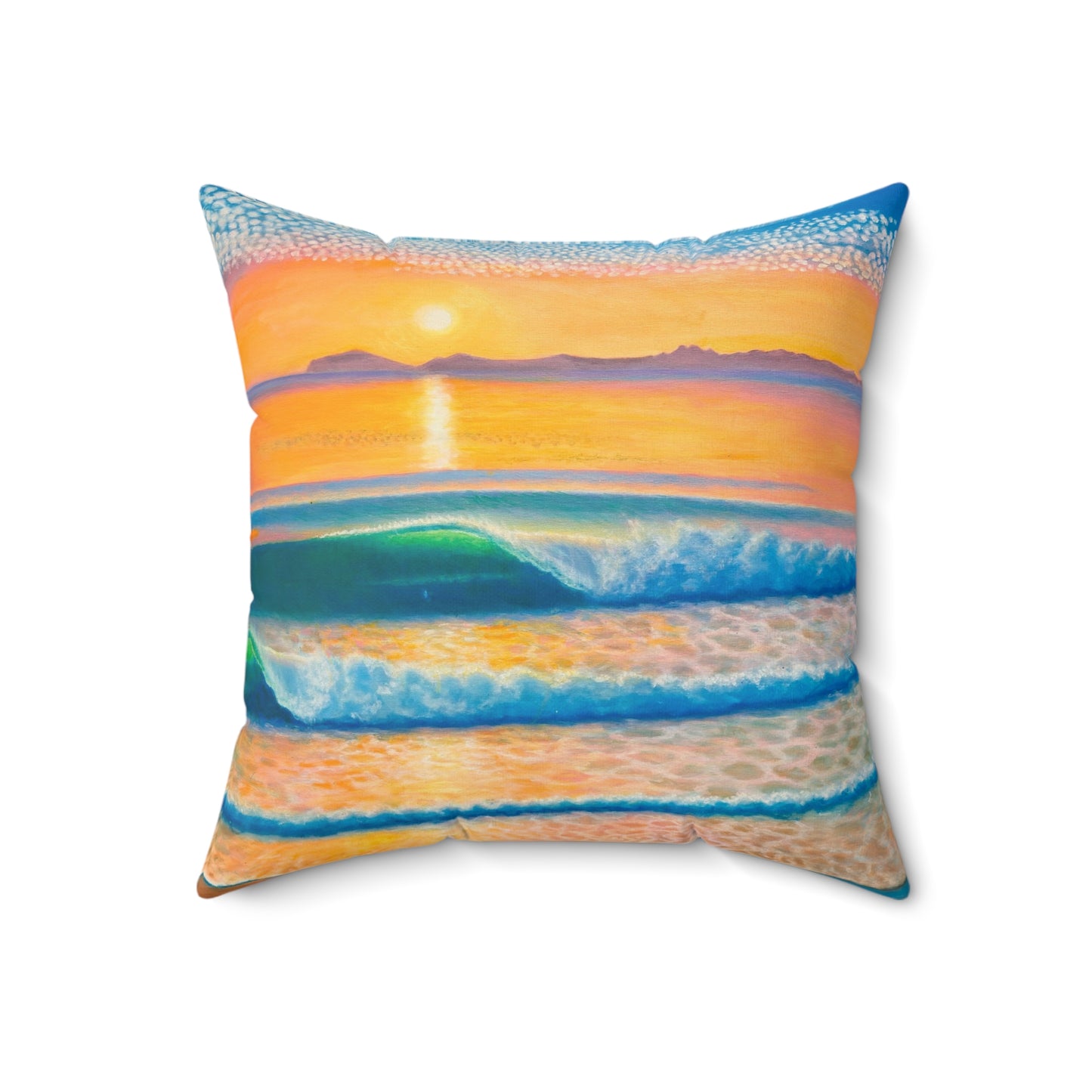 Spun Polyester Square Pillow