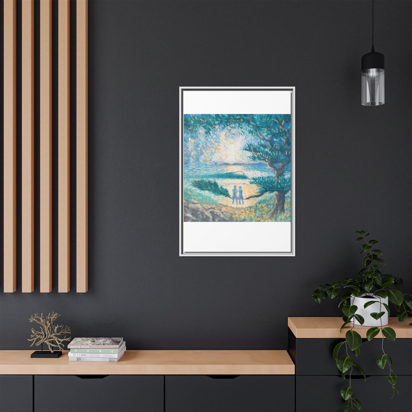 Matte Canvas, Framed (Multi-color)