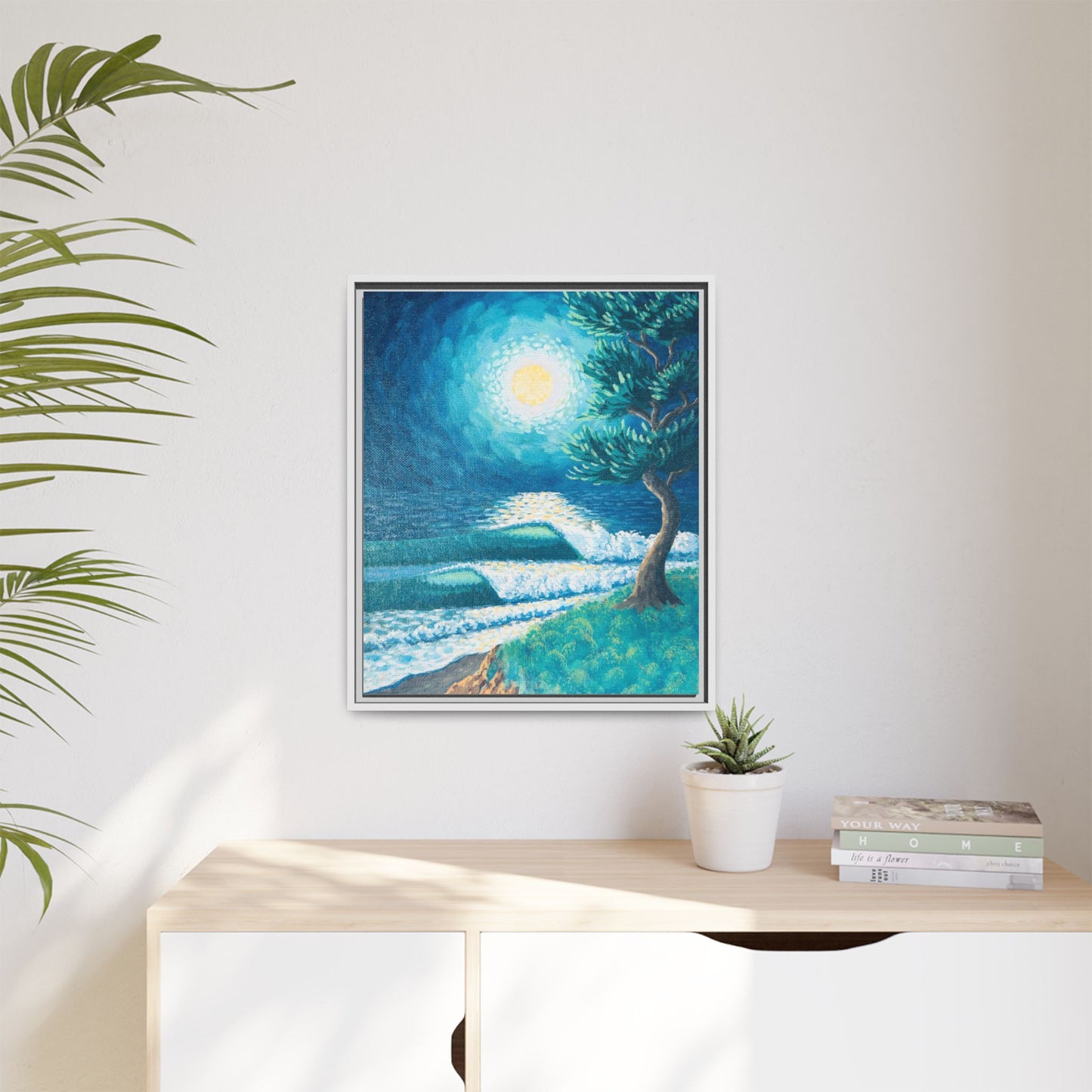 Matte Canvas, Framed (Multi-color)